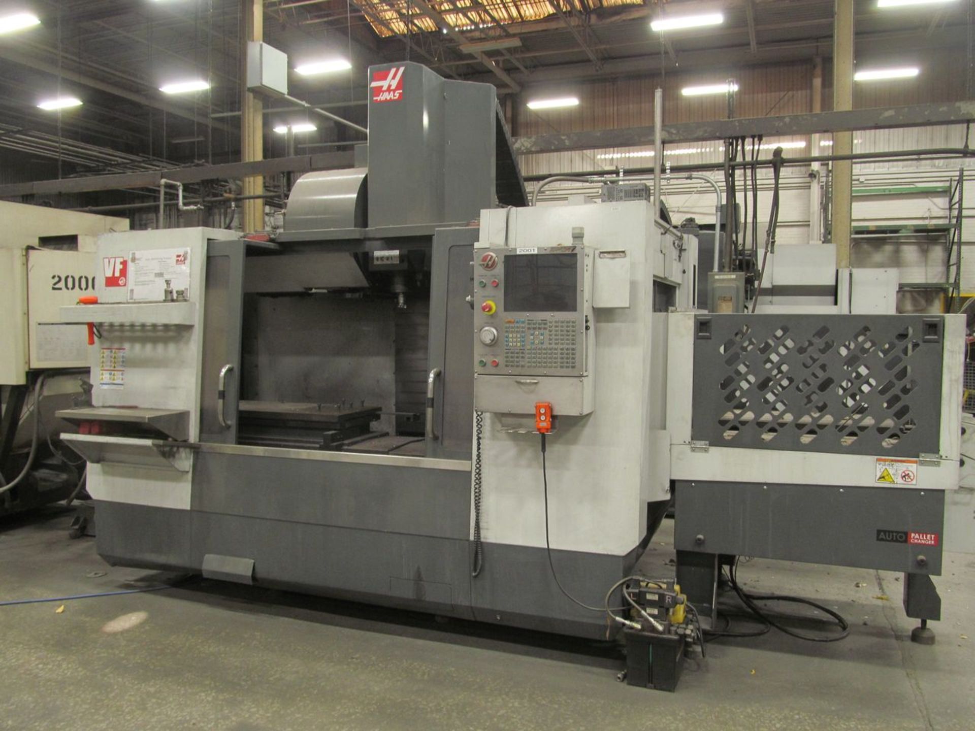 Haas VF-4SSAPC CNC Vertical Machining Center, S/N: 1091790 (2012); with Haas CNC Controls with Hand-