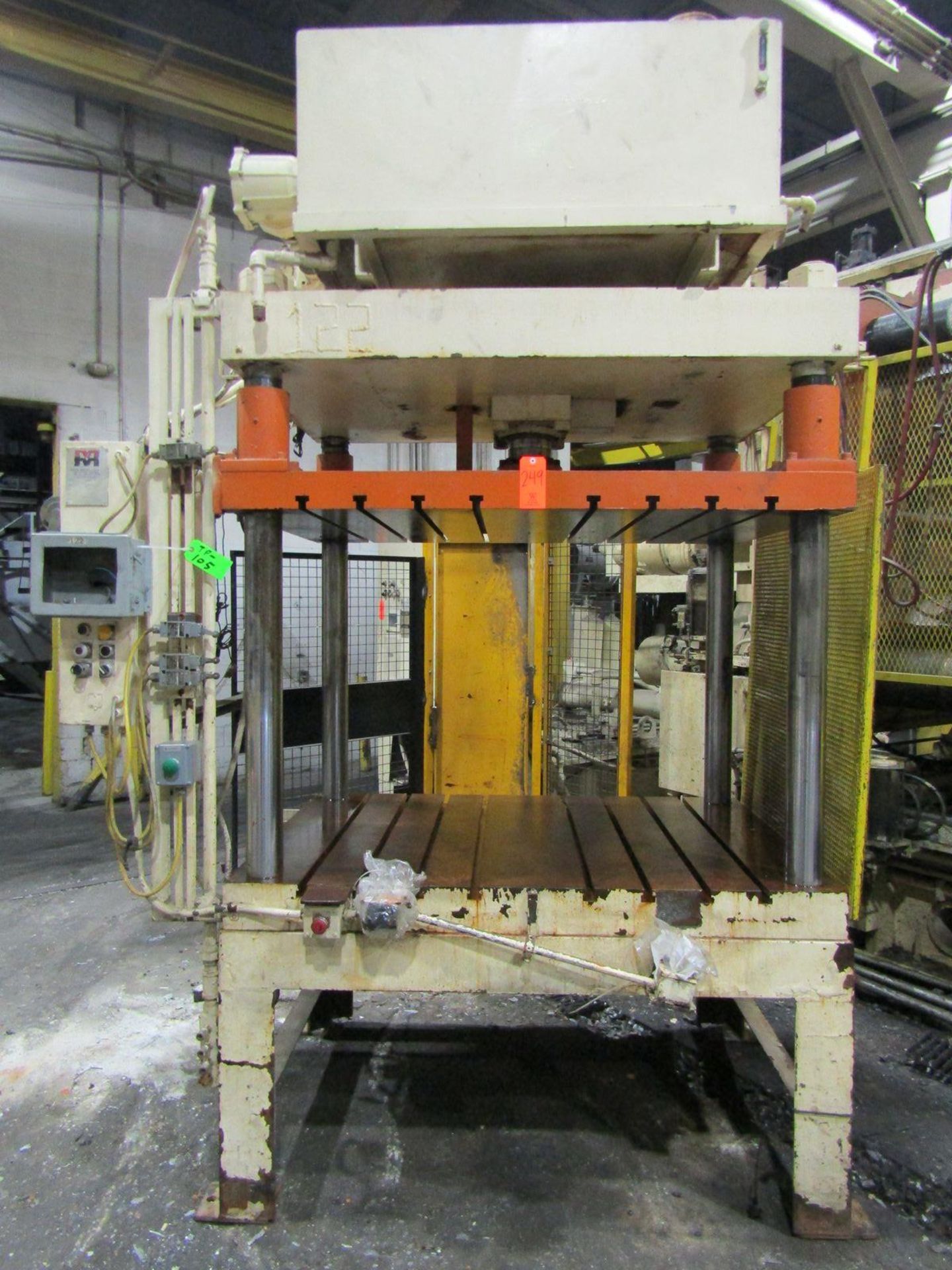 Metal Mechanics 75-Ton Capacity Model TP-75 Vertical Die Cast Trimming Press, S/N: 2639; with