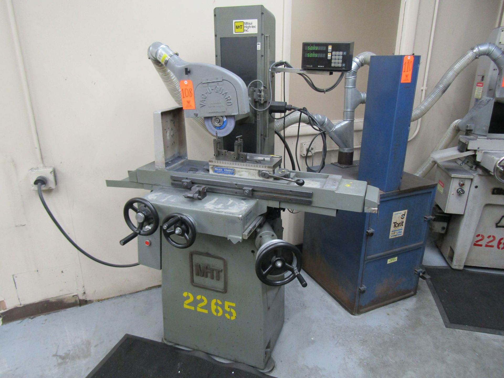 MHT (Mitsui) 6 in. x 12 in. Model MSG-200MH Surface Grinder, S/N: 97129155; with Sony Model LG10 2-