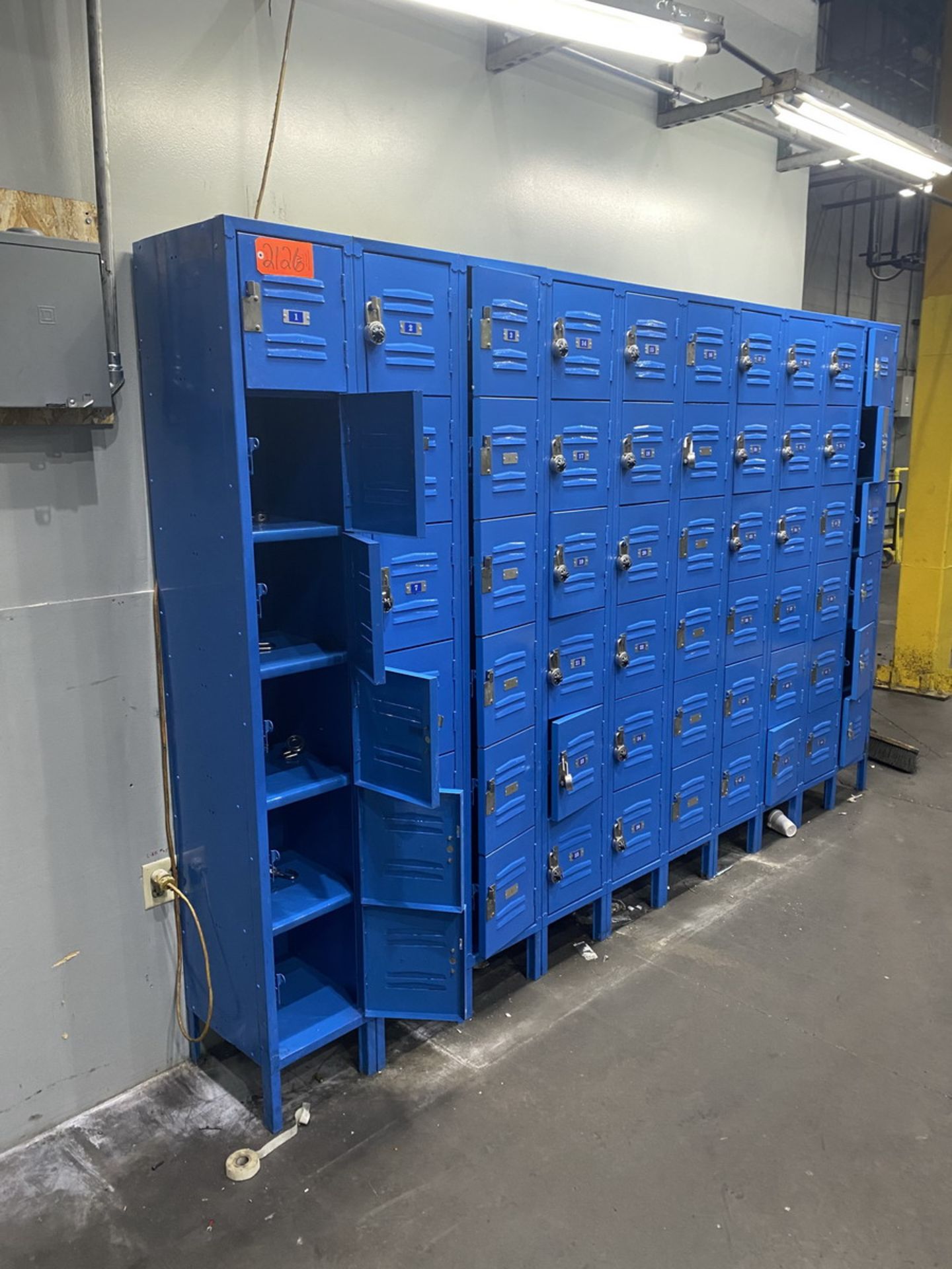 Lot - (3) Sections of 6-Tier Lockers - Image 2 of 2