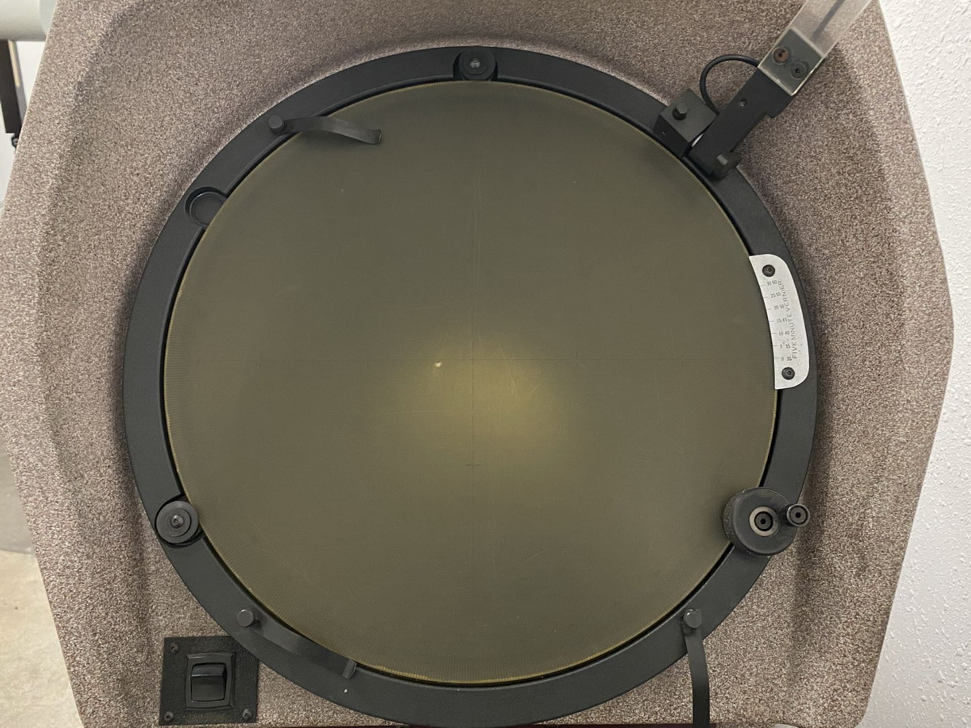 Shadowgraph Optical Comparator Scherr Tumico 14 in. Optical Comparator; with Quadra-Chek 2000; 10x S-T ...