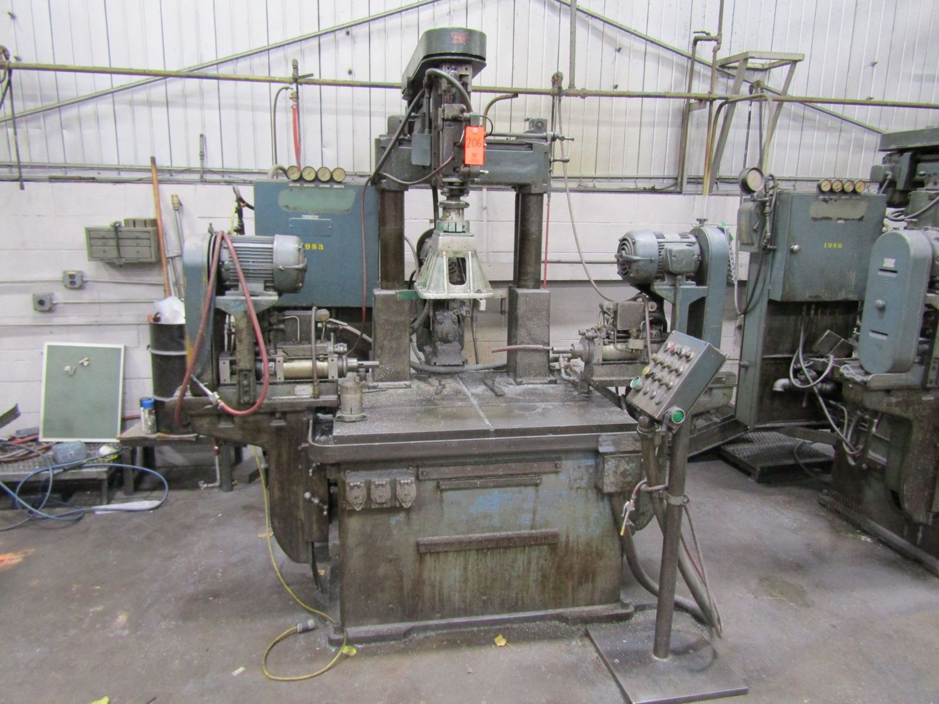 Wisconsin Drill Head "Wis-Matic" 4-Head Rotary Indexing Secondary Operation Drilling & Tapping