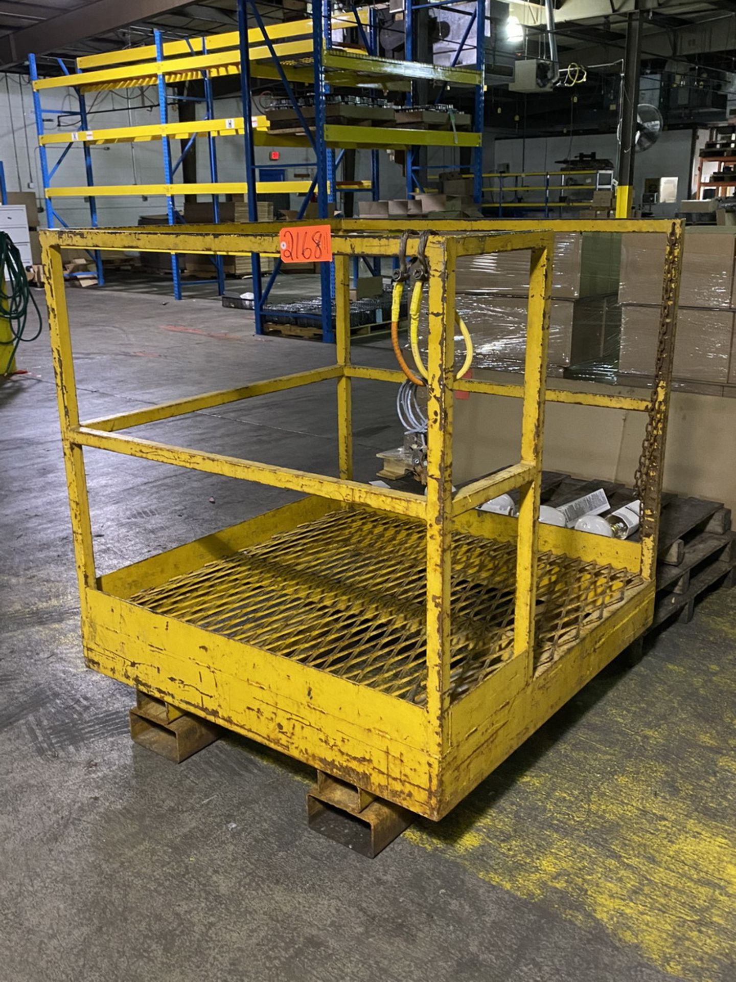 48 in. x 48 in. Forklift Platform Safety Cage