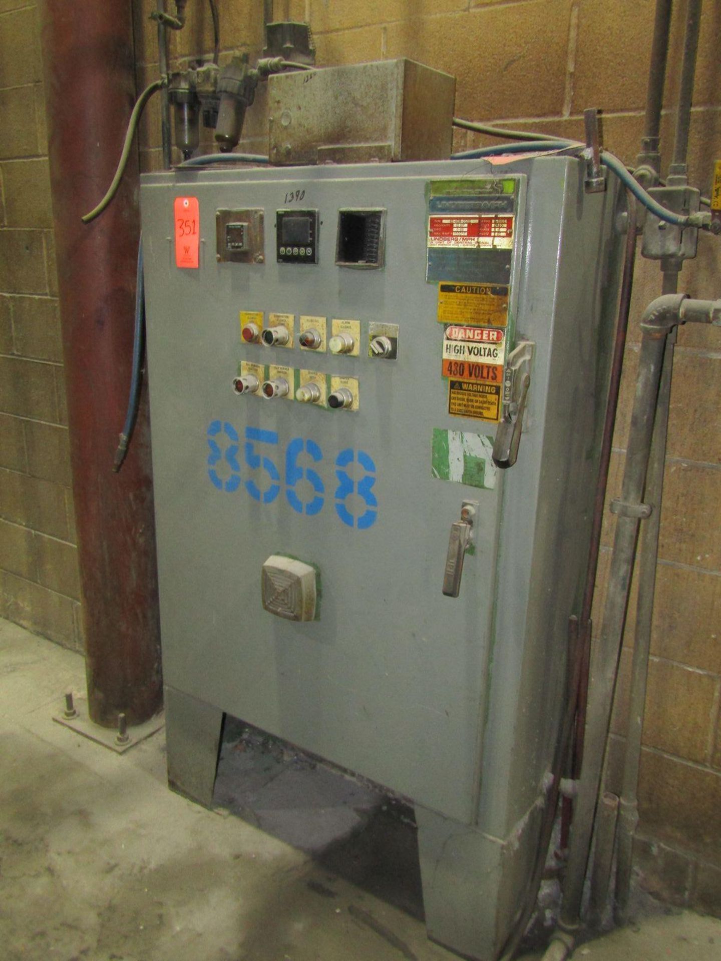 Lindberg/MPH Model 62-ACM-3500 Natural Gas Melting Furnace, S/N: R-8107 (1988); Rated at 1,500 degre - Image 6 of 8