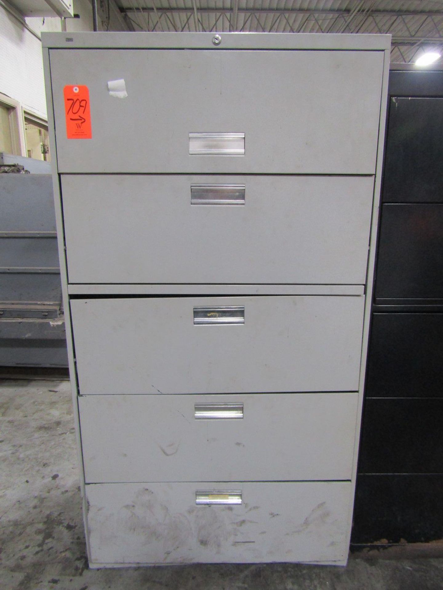 Lot - Shop Furniture, to Include: (2) 5-Drawer Lateral Filing Cabinets, (1) 4-Drawer Lateral - Image 12 of 12