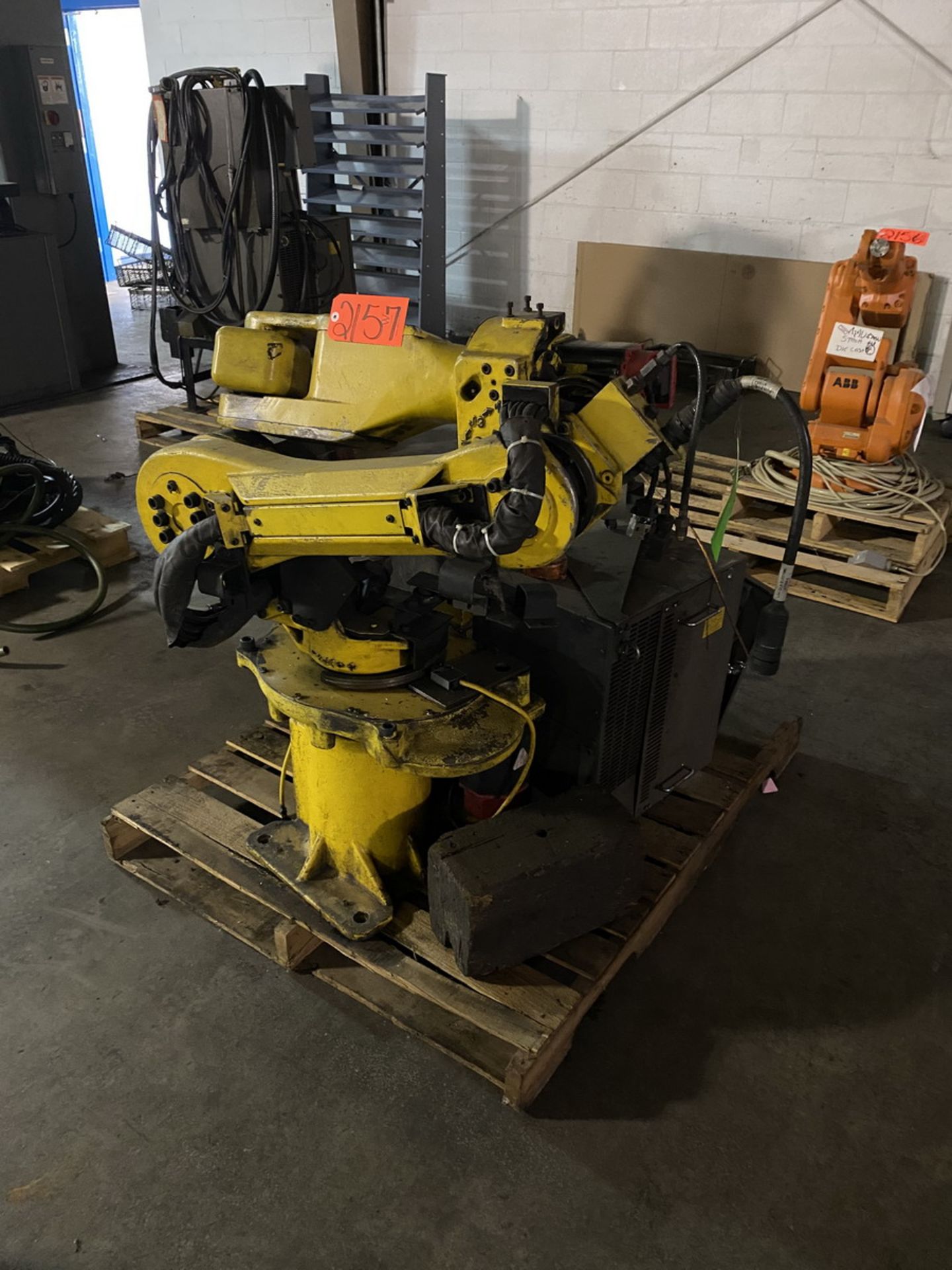 Fanuc 6-Axis Model Arc Mate 100 I Robot Arm; with Fanuc LTD Power Supply