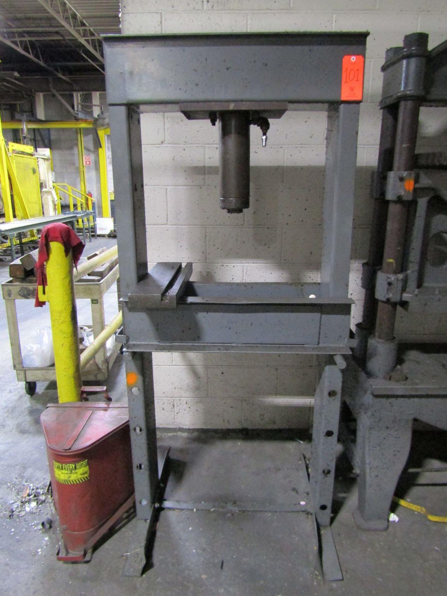 Hydraulic H-Frame Press; 28 in. (approx.) wide