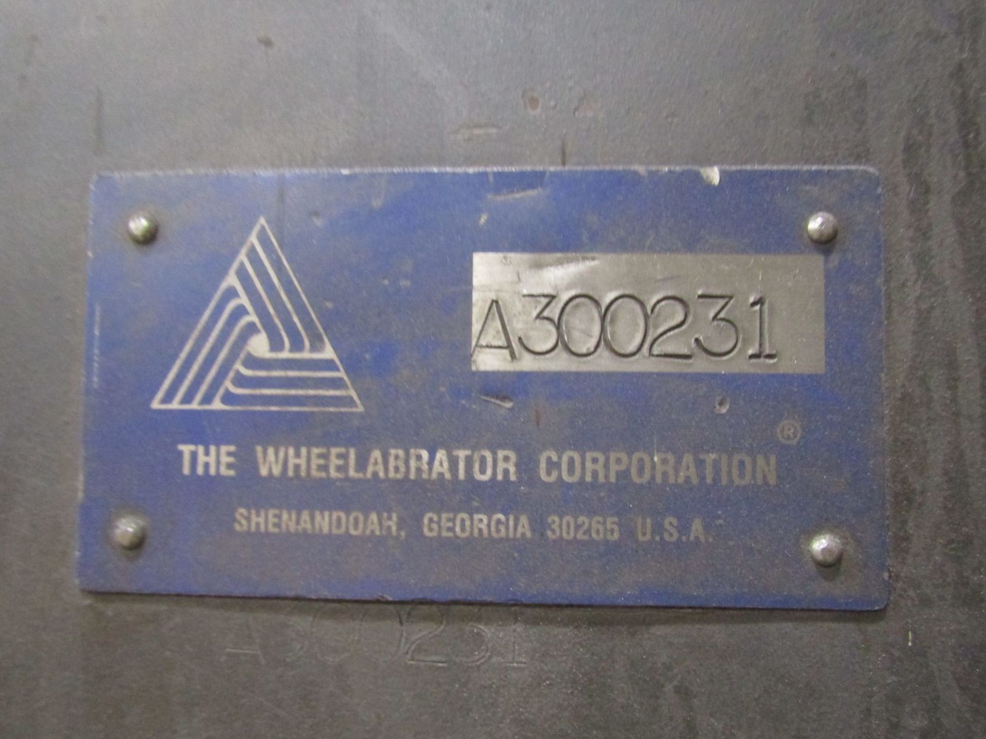 Wheelabrator 42 in. (approx.) Abrasive Tumblast Machine, S/N: A300231; with Tilting Load Hopper - Image 3 of 10