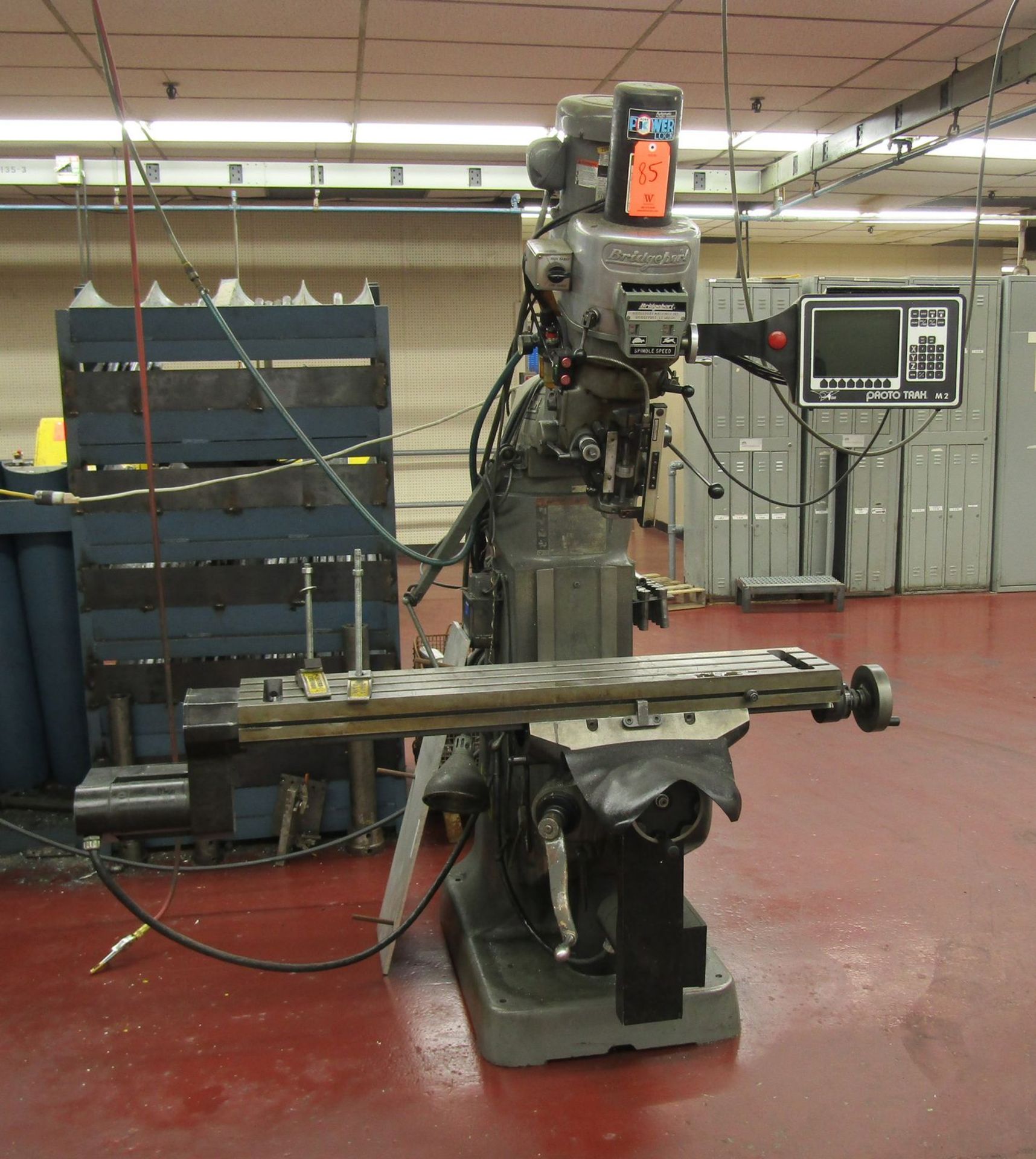 Bridgeport 2-HP ProtoTrak CNC Vertical Milling Machine, S/N: BR274928; with SWI ProtoTrak M2 CNC