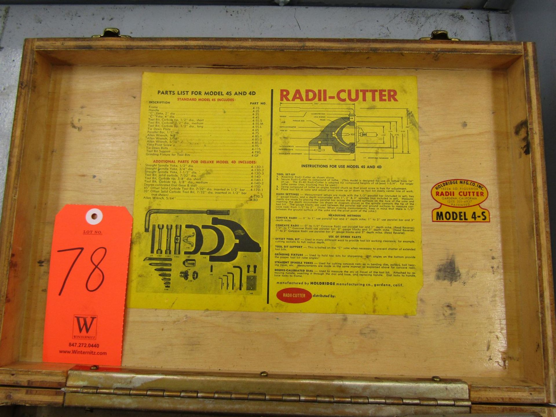 Holdridge 4-S Radii Cutter - Image 2 of 2