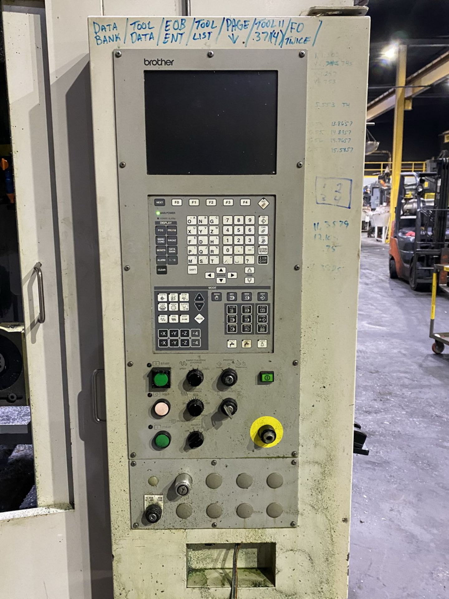 Brother Model TC-32A CNC Drilling & Tapping Center, S/N: 111302 (2000); with 26-Position ATC - Image 8 of 9