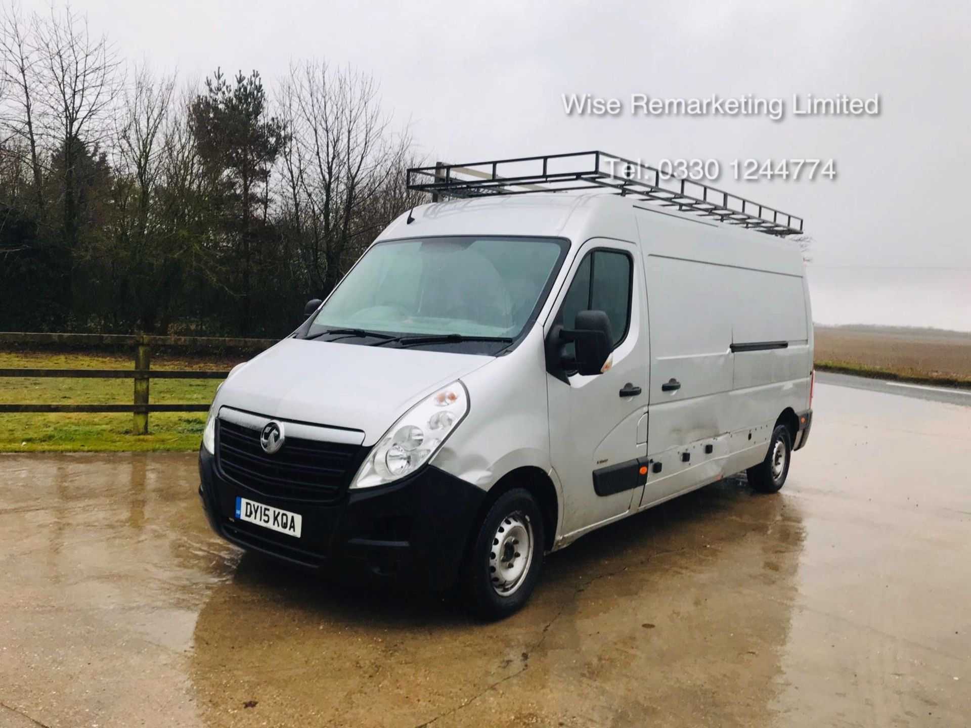 (Reserve met) Vauxhall Movano F3500 2.3 CDTI - 2015 15 Reg - LWB - 1 Keeper From New - 6 Speed -