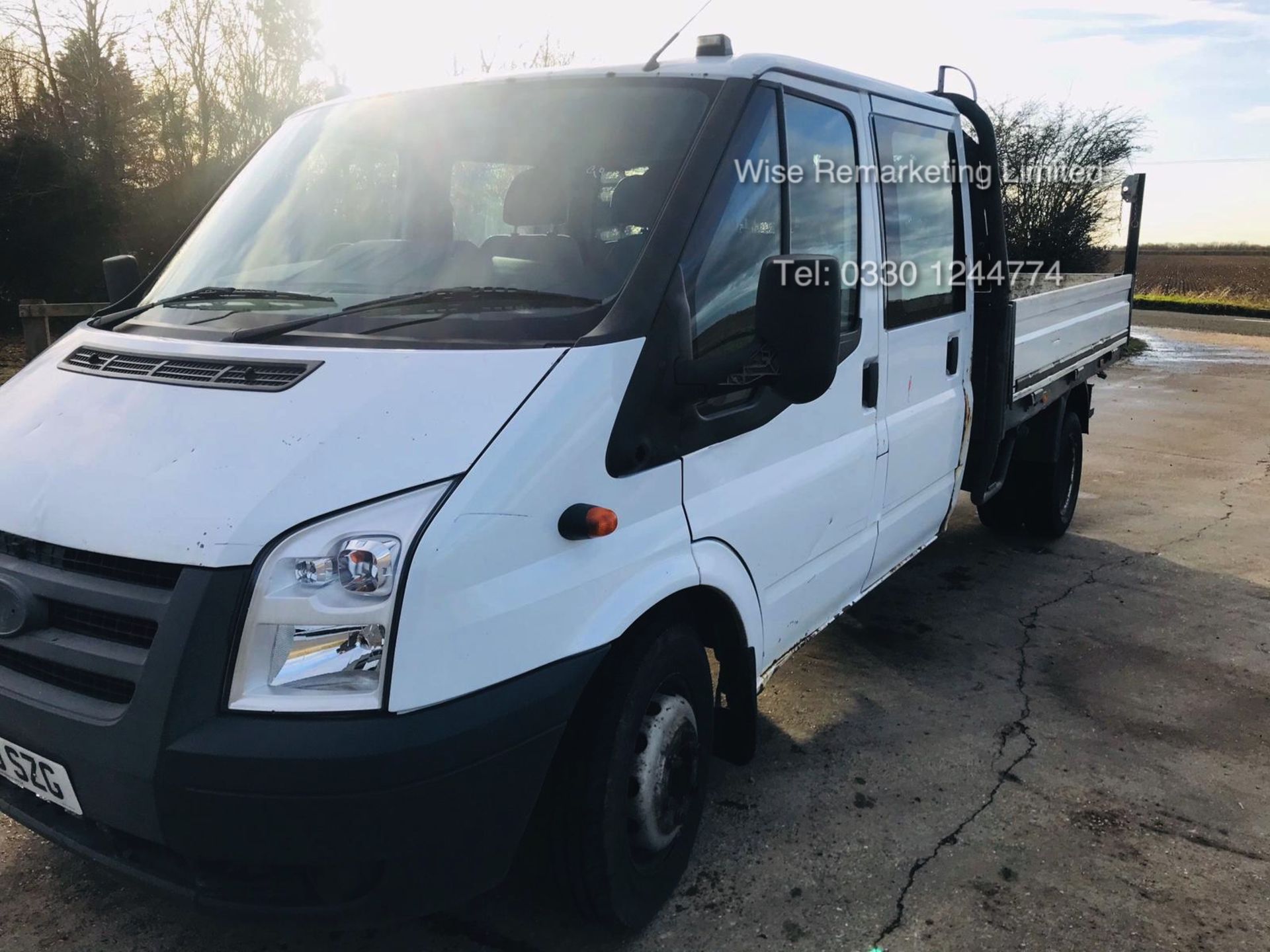 *Reserve Met* Ford Transit 2.4 T350L Double Cab Drop Side - 2009 09 Reg - LWB - Tow Bar