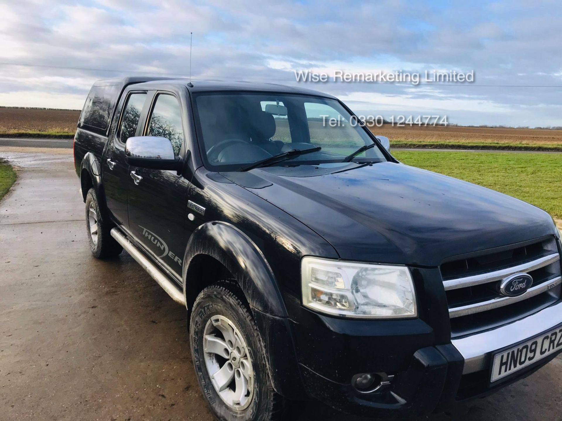 Ford Ranger Thunder 2.5 Double Cab Pick Up - 2009 09 Reg - 4x4 - Service History - Full Leather - Image 4 of 17