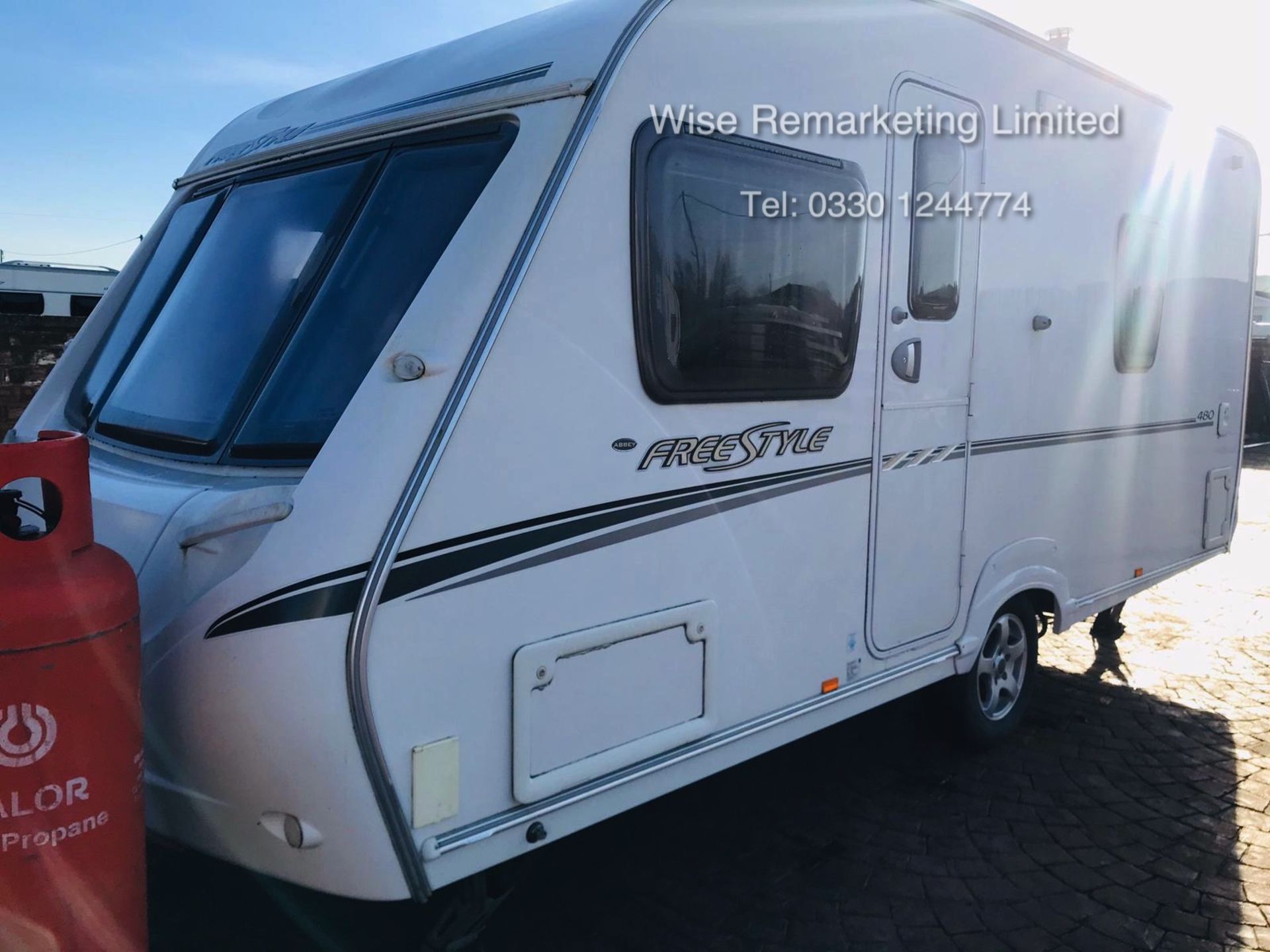 Abbey Freestyle 480 Touring Caravan (4 Berth) - 2008 Model - 1 Owner From New -