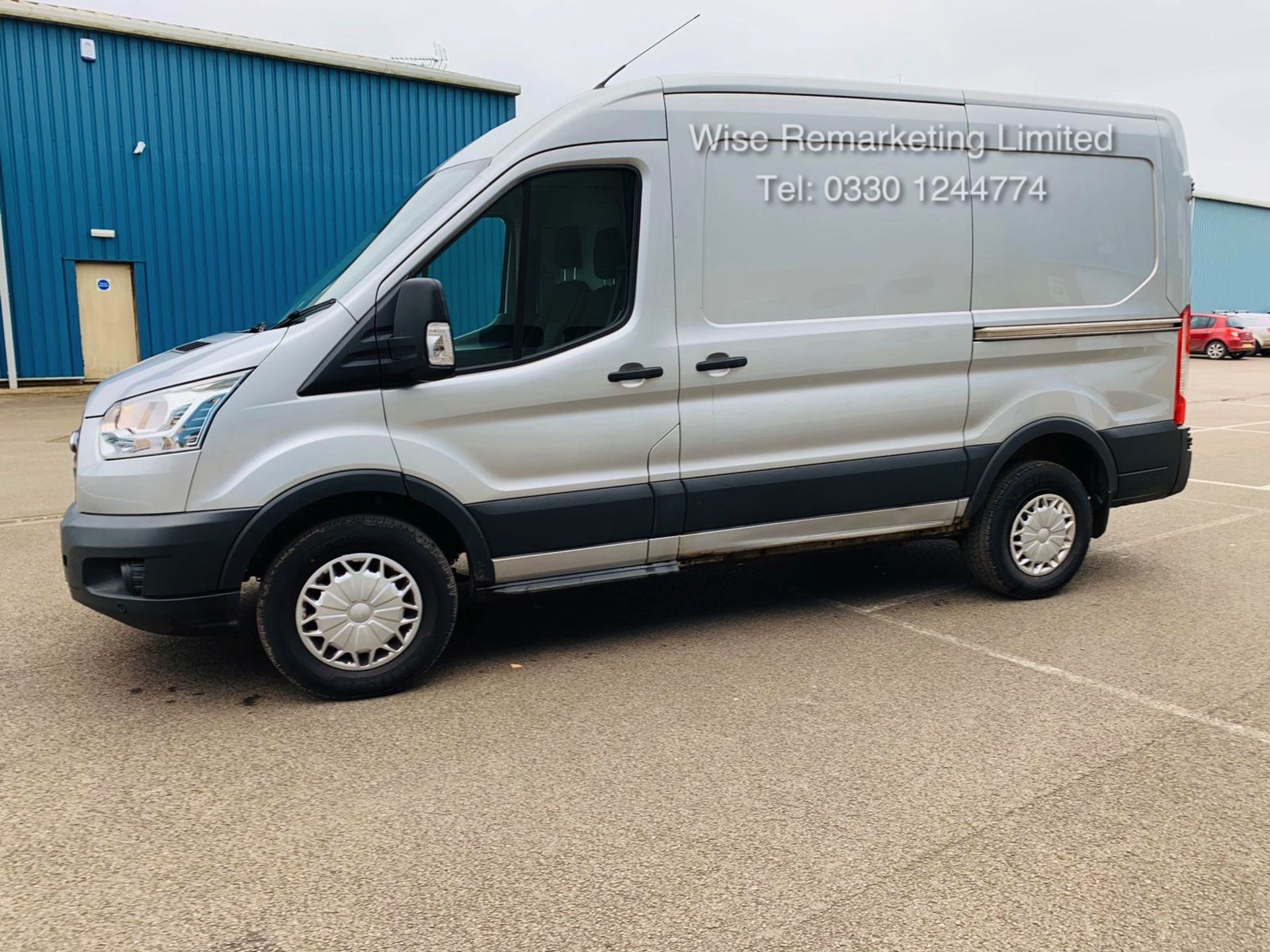 Ford Transit 350 2.2 TDCI Trend Van - 2015 Reg - Silver - 6 Speed - Ply Lined - Image 2 of 20