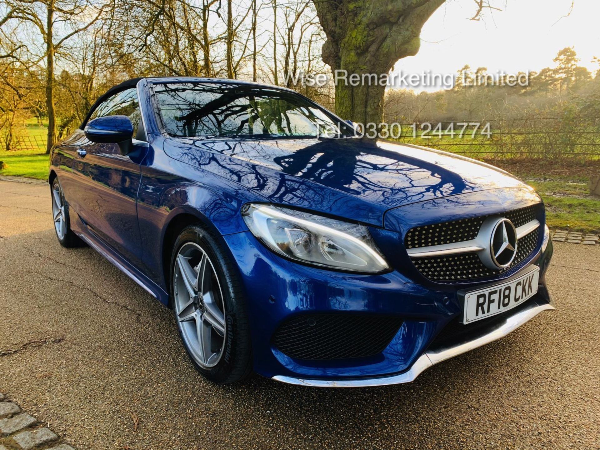 Reserve Met Mercedes Benz C220d 2dr Convertible AMG Line Premium 9G Tip Tronic - 2018 18 Reg -15k- - Image 5 of 32