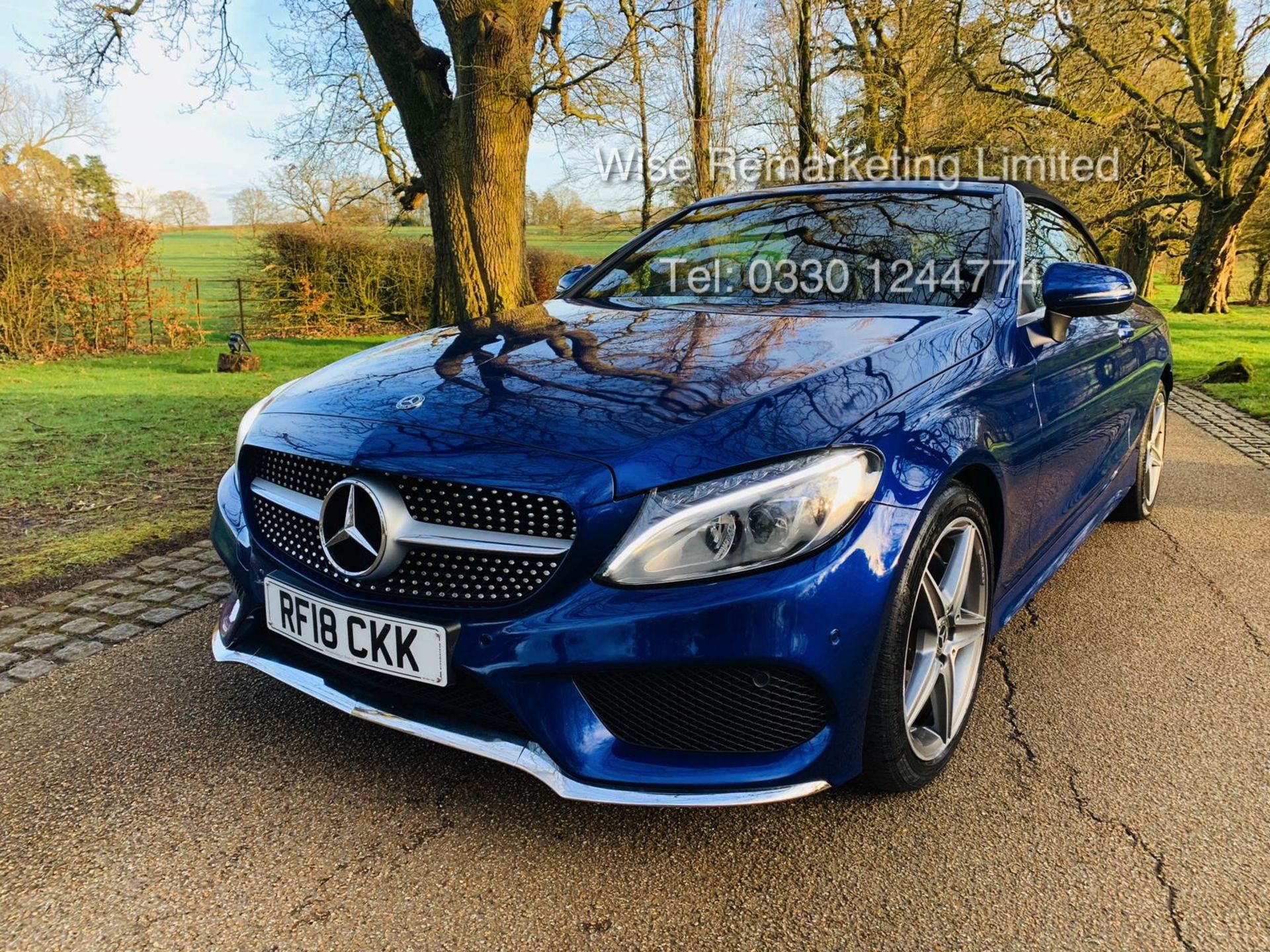 Reserve Met Mercedes Benz C220d 2dr Convertible AMG Line Premium 9G Tip Tronic - 2018 18 Reg -15k- - Image 7 of 32