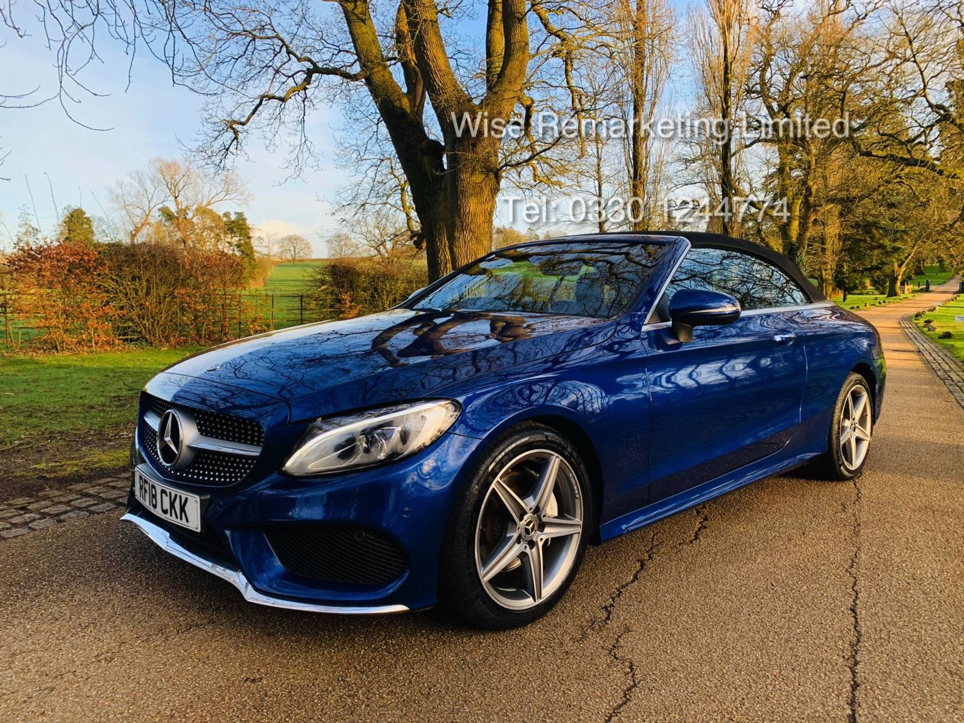 Reserve Met Mercedes Benz C220d 2dr Convertible AMG Line Premium 9G Tip Tronic - 2018 18 Reg -15k-