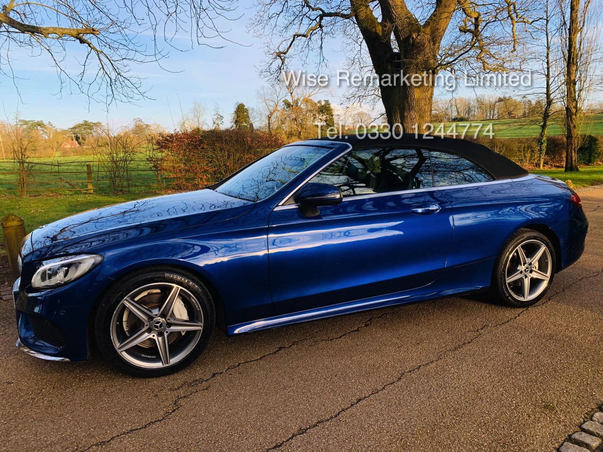 Reserve Met Mercedes Benz C220d 2dr Convertible AMG Line Premium 9G Tip Tronic - 2018 18 Reg -15k- - Image 6 of 32