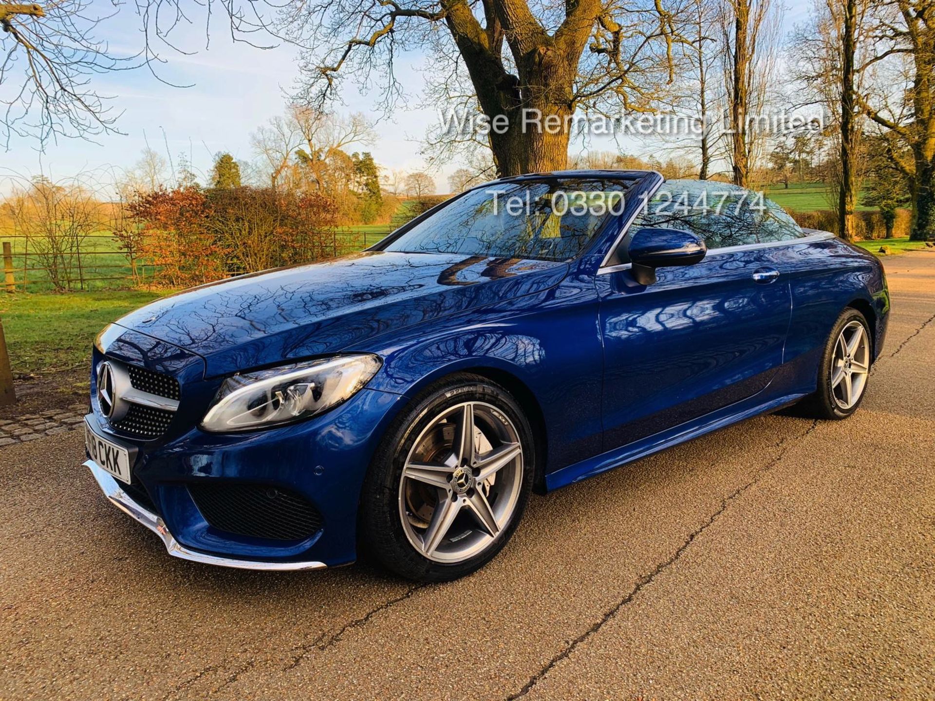 Reserve Met Mercedes Benz C220d 2dr Convertible AMG Line Premium 9G Tip Tronic - 2018 18 Reg -15k- - Image 9 of 32