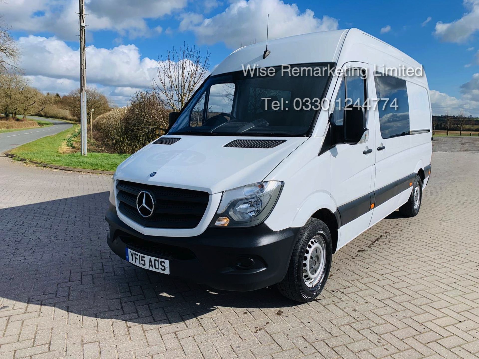 Mercedes Sprinter 313 CDI 2.1 TD MWB Dualliner/Crew Van - 2015 15 Reg - Image 9 of 23