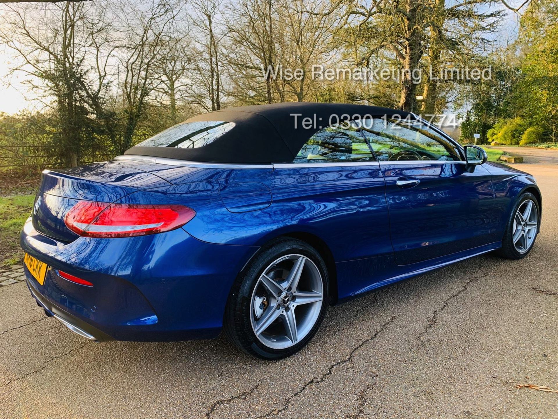 Reserve Met Mercedes Benz C220d 2dr Convertible AMG Line Premium 9G Tip Tronic - 2018 18 Reg -15k- - Image 8 of 32