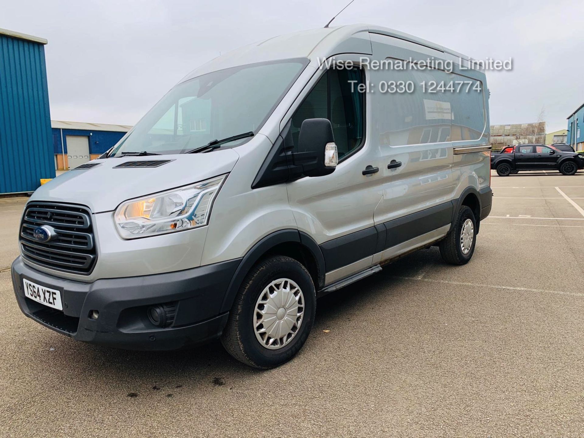 Ford Transit 350 2.2 TDCI Trend Van - 2015 Reg - Silver - 6 Speed - Ply Lined - Image 4 of 20