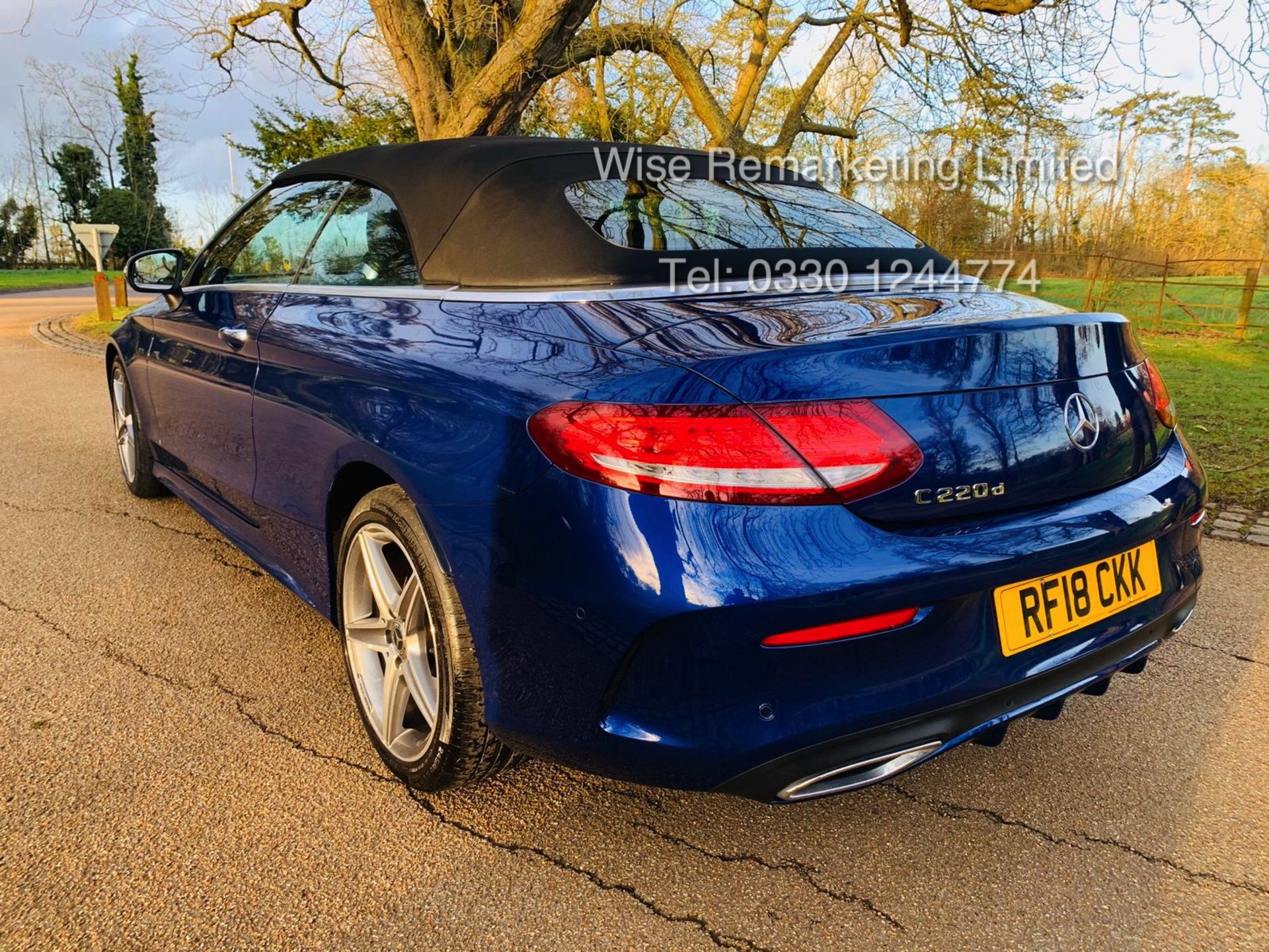 Mercedes Benz C220d 2dr Convertible AMG Line Premium 9G Tip Tronic - 2018 18 Reg -15k Miles - Image 4 of 32