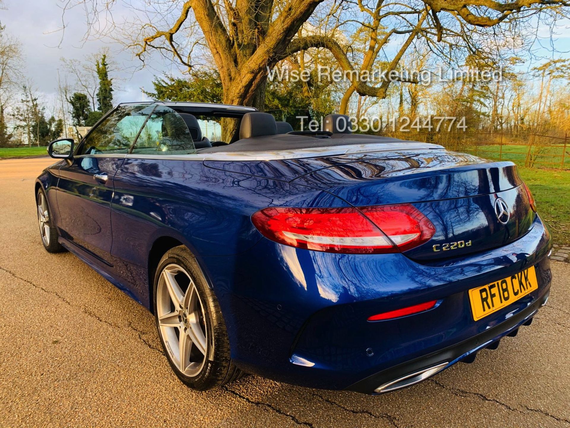 Mercedes Benz C220d 2dr Convertible AMG Line Premium 9G Tip Tronic - 2018 18 Reg -15k Miles - Image 7 of 32