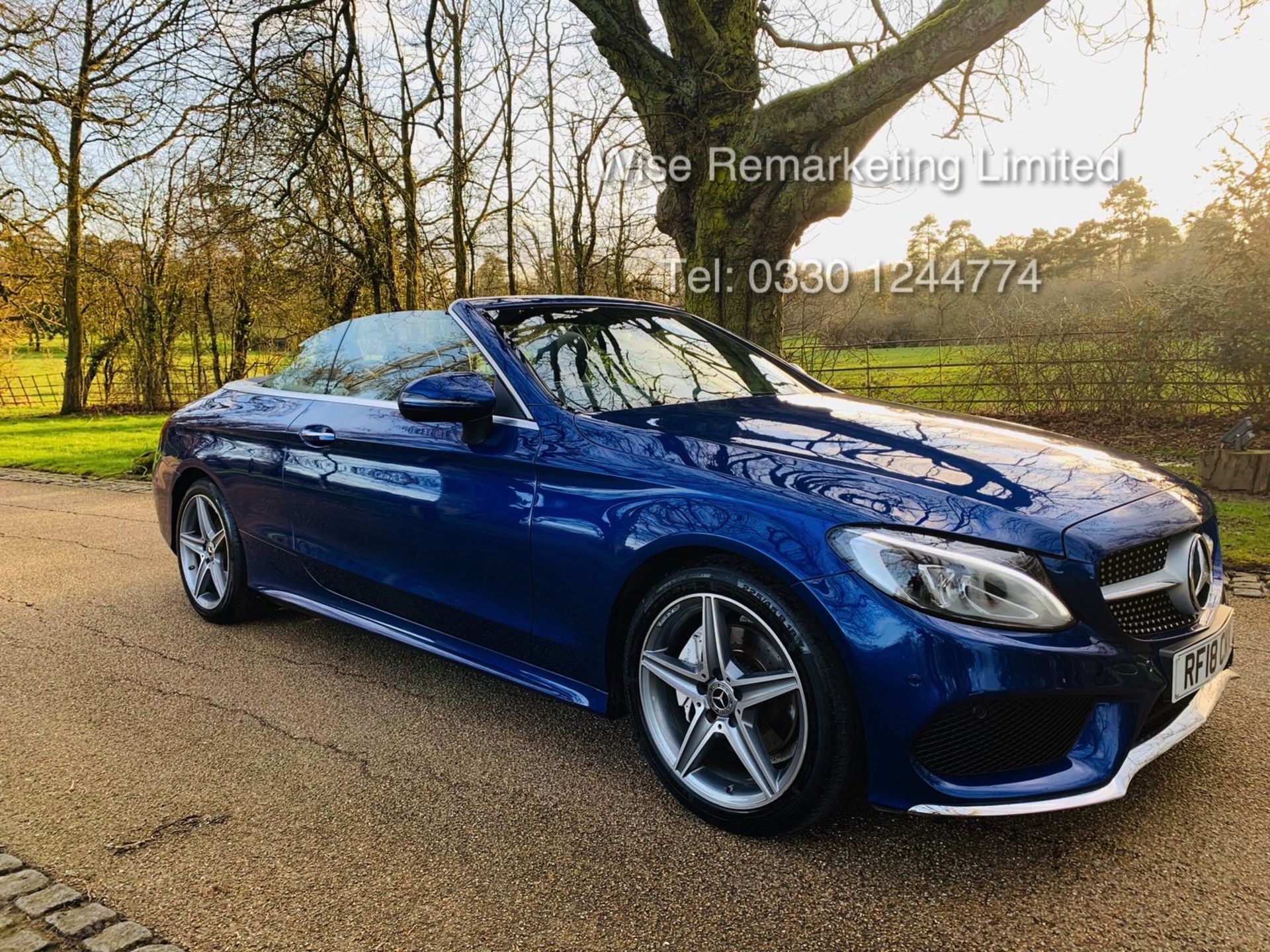 Mercedes Benz C220d 2dr Convertible AMG Line Premium 9G Tip Tronic - 2018 18 Reg -15k Miles - Image 8 of 32