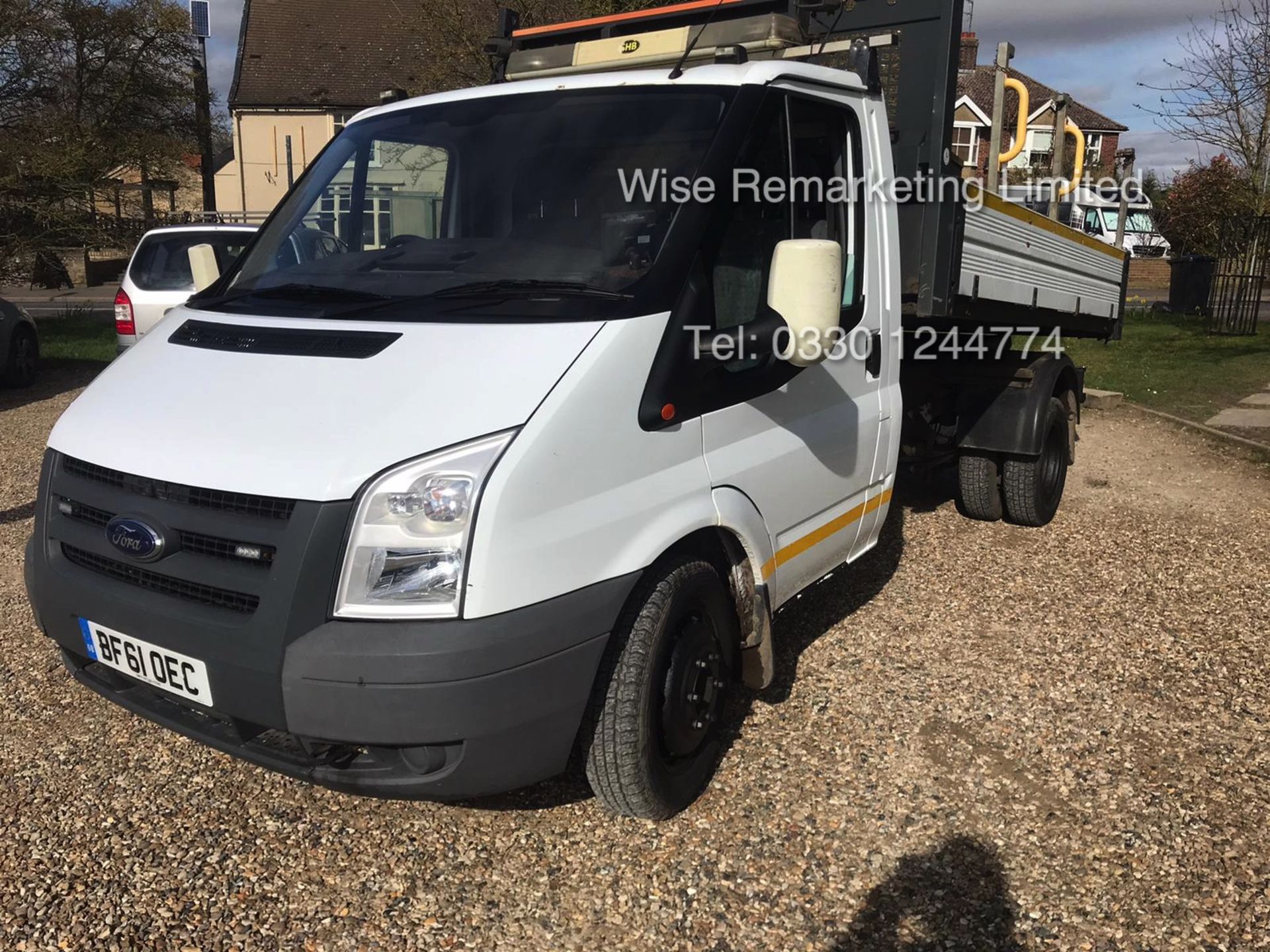 (RESERVE MET) Ford Transit 350 2.4 TDCI Tipper - 2012 Model - 1 Keeper From New -alloy body -3500kg - Image 4 of 20