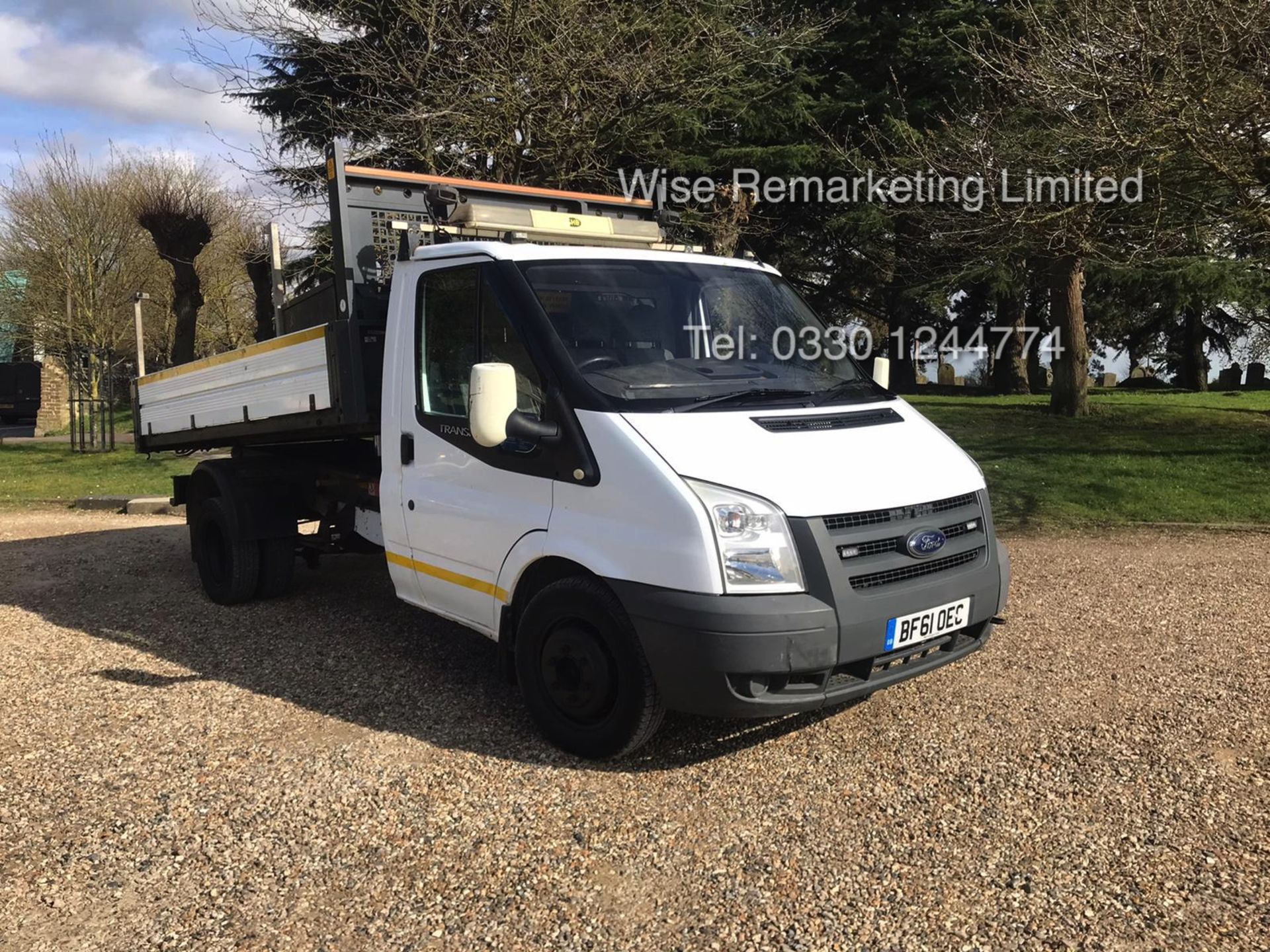 (RESERVE MET) Ford Transit 350 2.4 TDCI Tipper - 2012 Model - 1 Keeper From New -alloy body -3500kg - Image 2 of 20