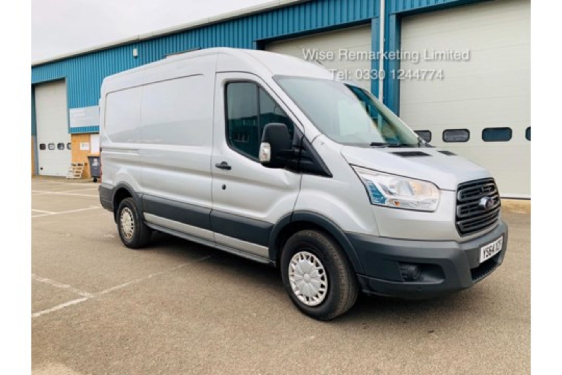 (RESERVE MET) Ford Transit 350 2.2 TDCI Trend Van - 2015 Reg - Silver - 6 Speed - Ply Lined - Image 2 of 20