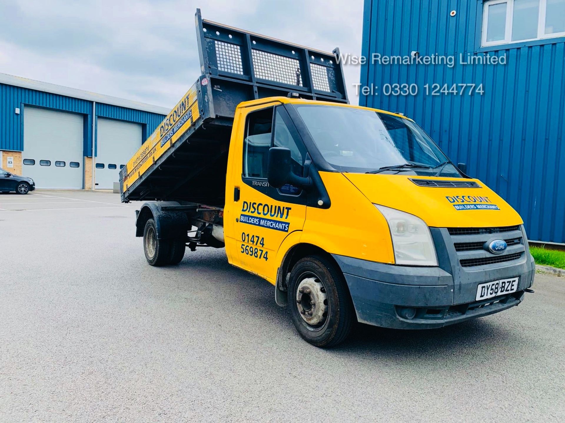 (RESRVE MET) Ford Transit T350m 2.4 TDCI Tipper - 2009 Model - Twin Rear Wheels - MOT Until Mar 2021