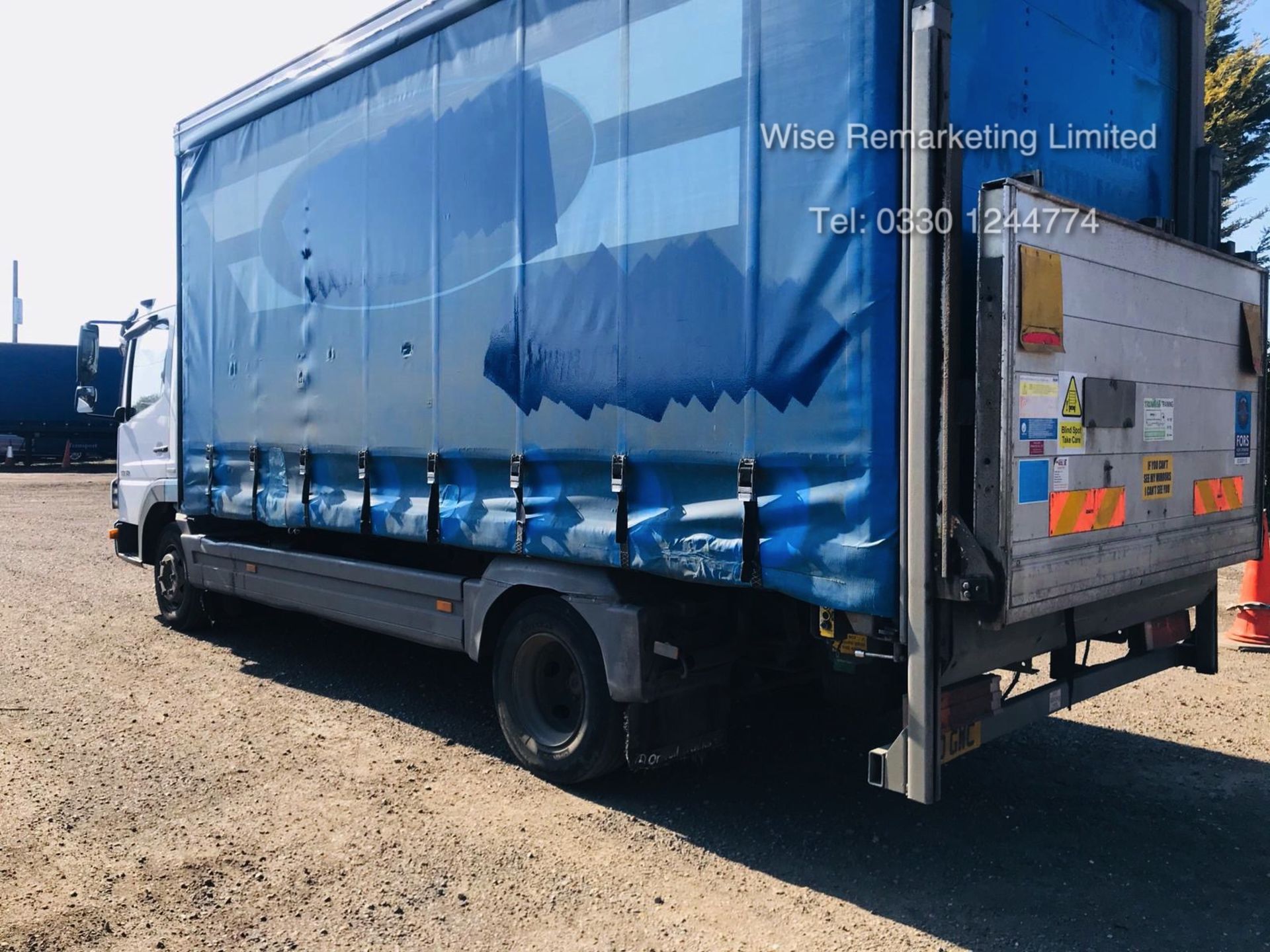 Reserve Met Mercedes Atego 1018 Curtainsider (4250cc) 2011 Model - Air Con - Tail Lift - NO VAT - Image 4 of 11
