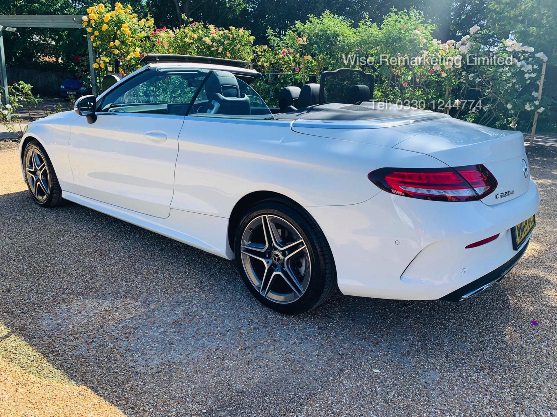 (RESERVE MET) Mercedes C220d AMG Line Convertible 9G Tronic - 2019 Reg -1 Owner - 10K NEW SHAPE!!! - Image 5 of 48