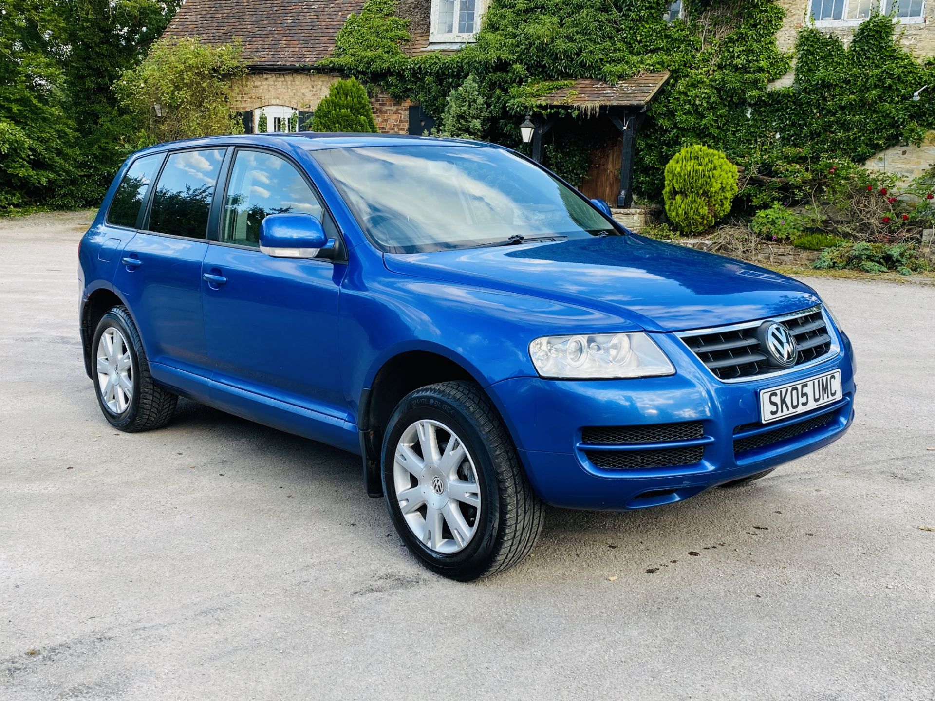 (RESERVE MET)Volkswagen Touareg 2.5 Tdi Auto - 2005 05 Reg -Tow Pack - 4x4 - In Metallic Blue