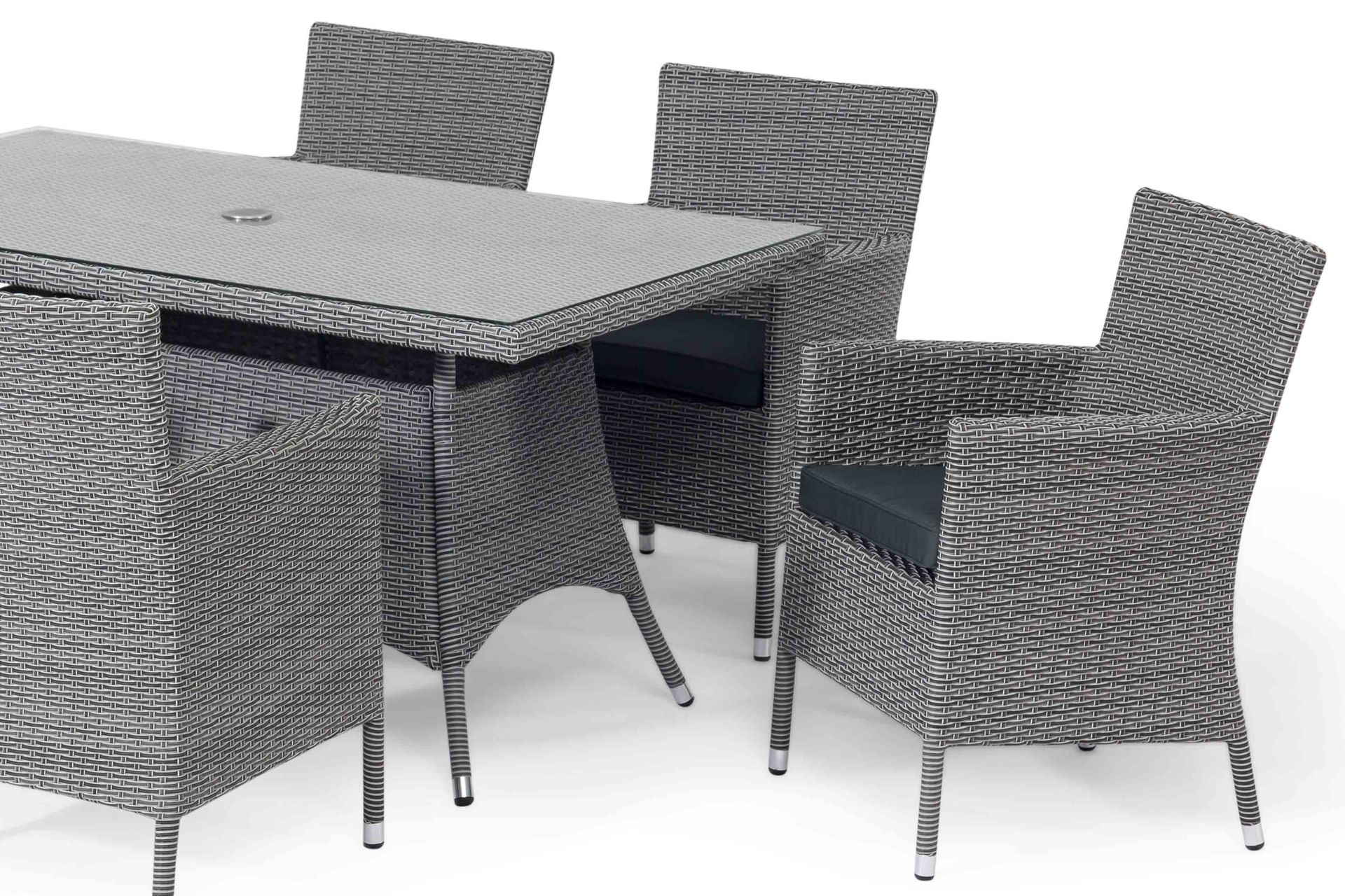 Rattan Cambridge Outdoor 6 Seat Rectangular Dining Set *BRAND NEW* - Image 3 of 4