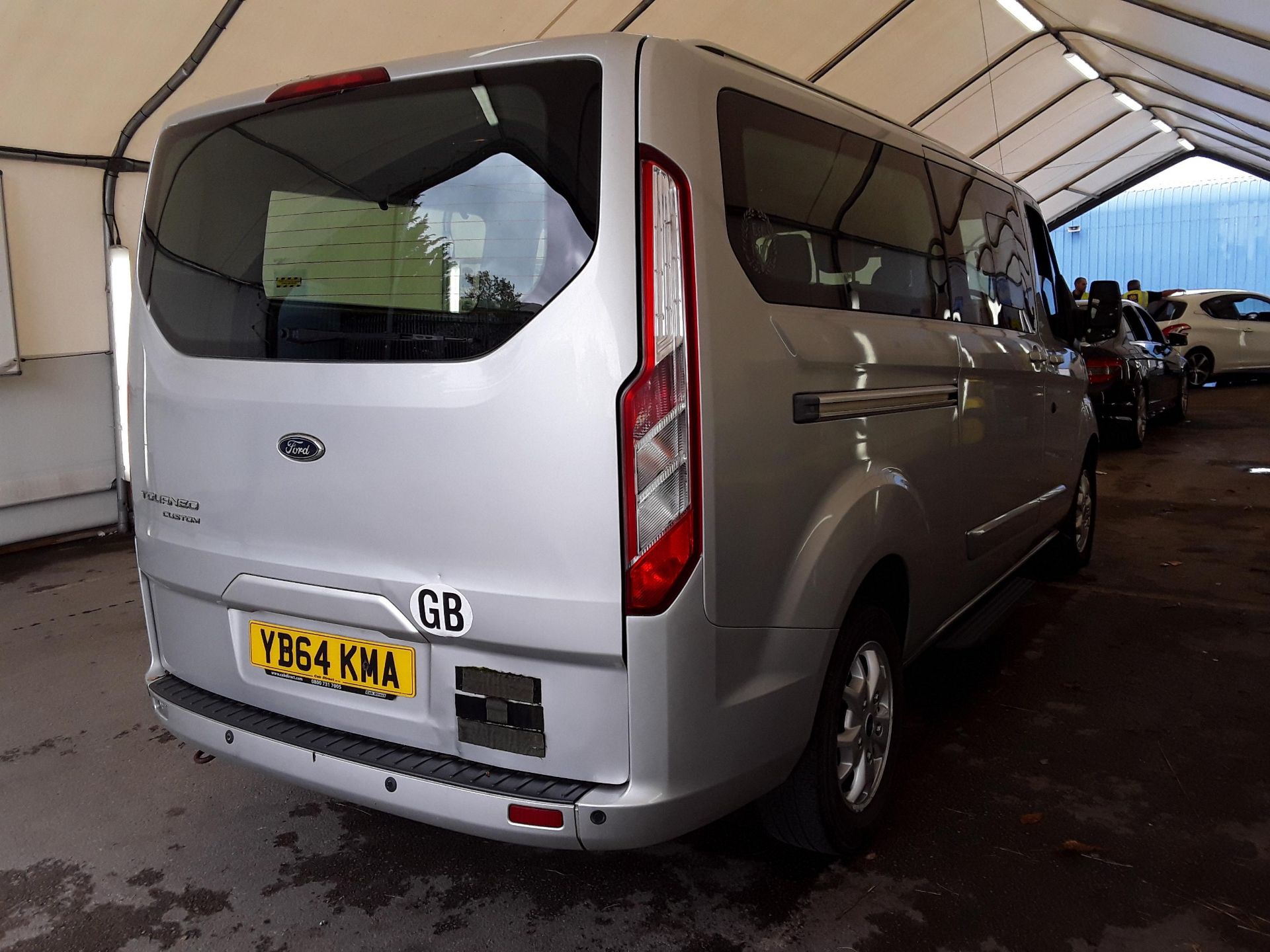 (RESERVE MET) Ford Transit Custom 300 125 2.2 Tdci MiniBus Ltd 2014 -64Reg- 8 Seats-Air Con-*NO VAT* - Image 3 of 7