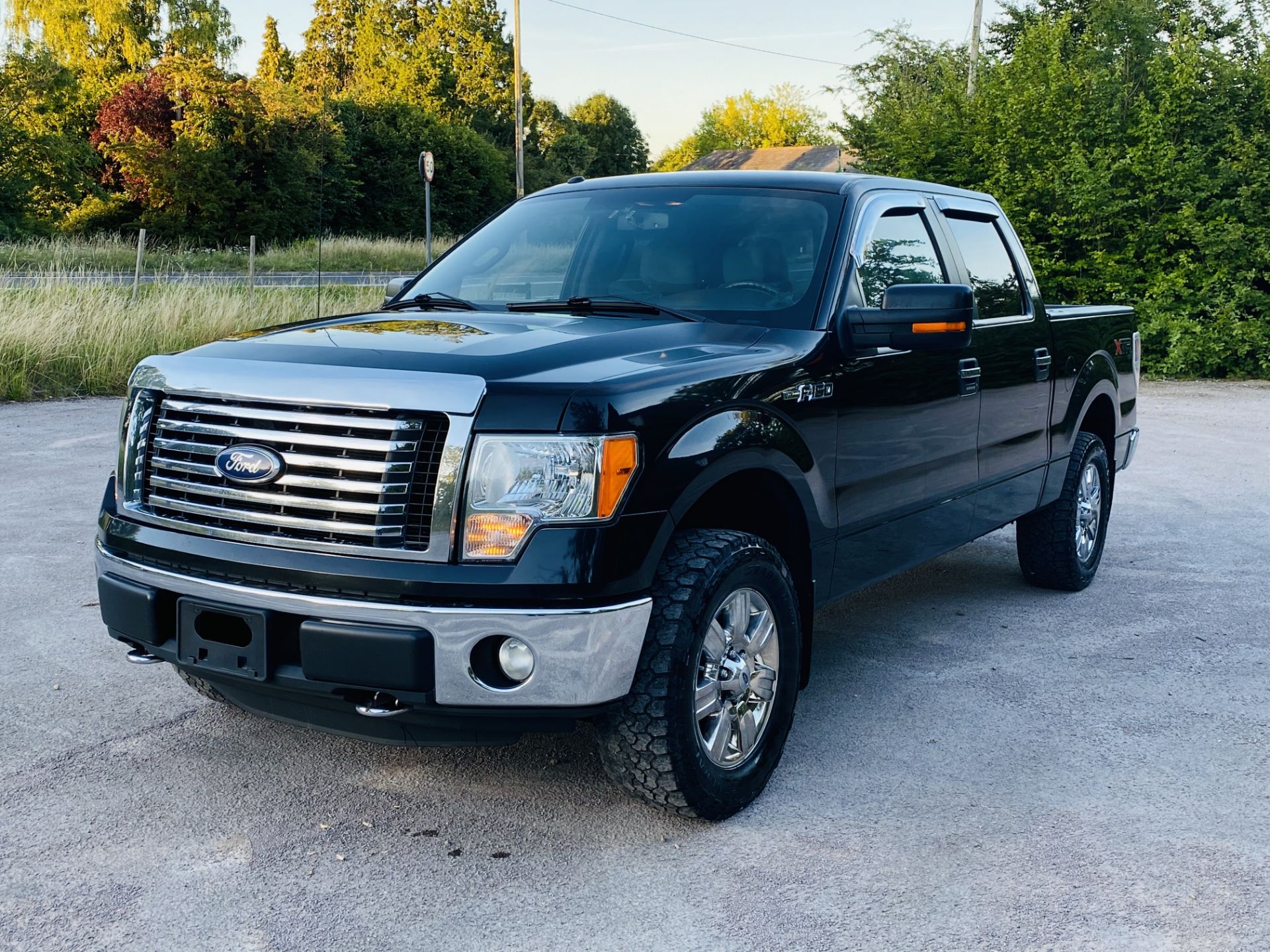 Ford F-150 5.0L V8 Super-Crew Cab XTR Model '2011 Year' 4x4 - In Metallic Black-Fresh Import - Image 2 of 63