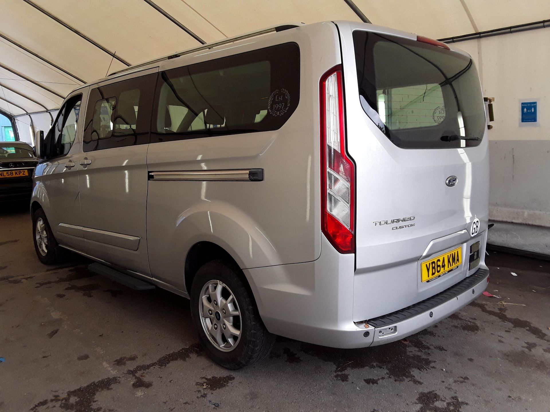 (RESERVE MET) Ford Transit Custom 300 125 2.2 Tdci MiniBus Ltd 2014 -64Reg- 8 Seats-Air Con-*NO VAT* - Image 4 of 7