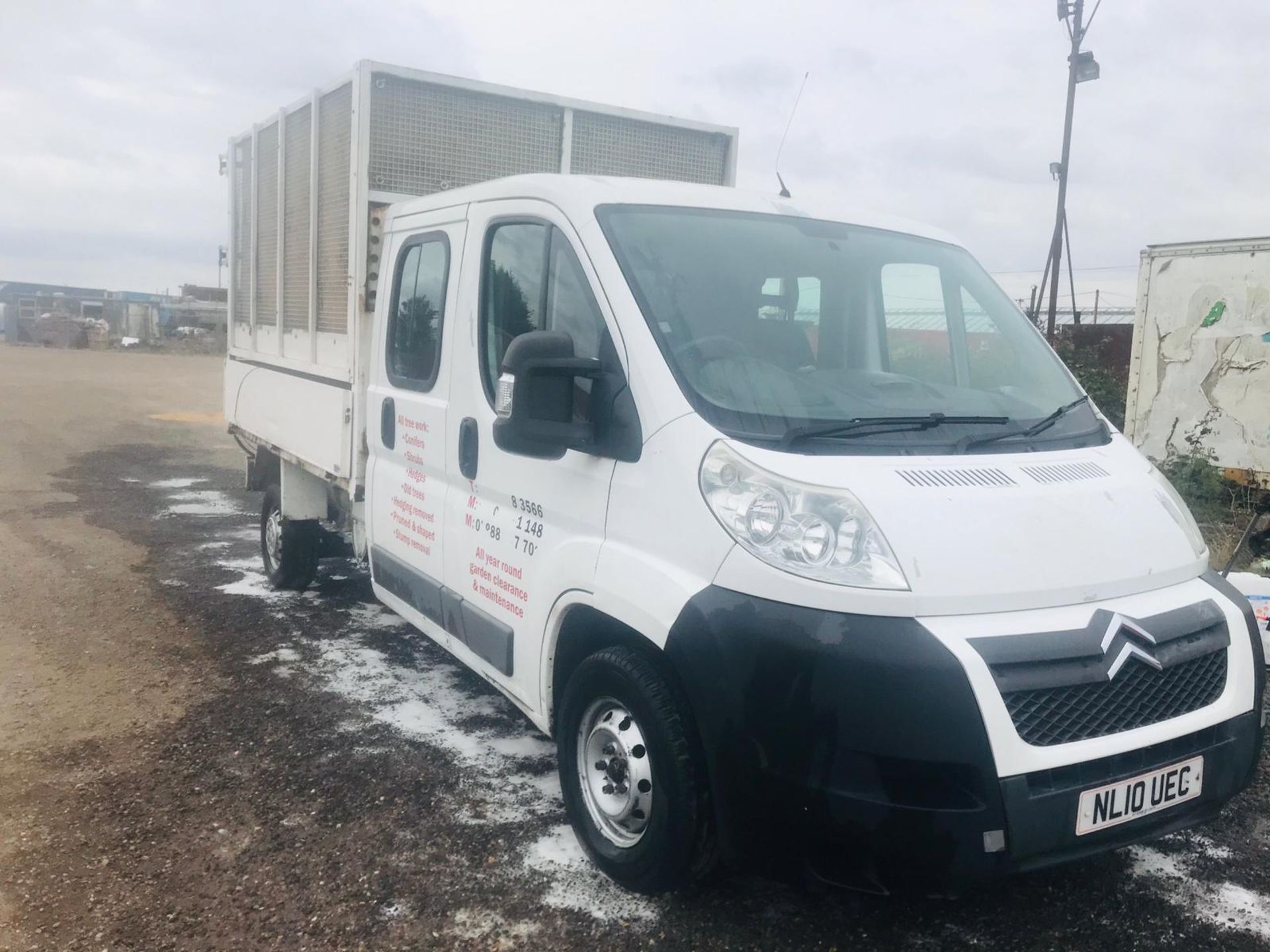 (RESERVE MET) Citroen Relay 35 2.2 HDI LWB Tipper Crew Cab - 2010 10 Reg - SH - 1 Owner - NO VAT