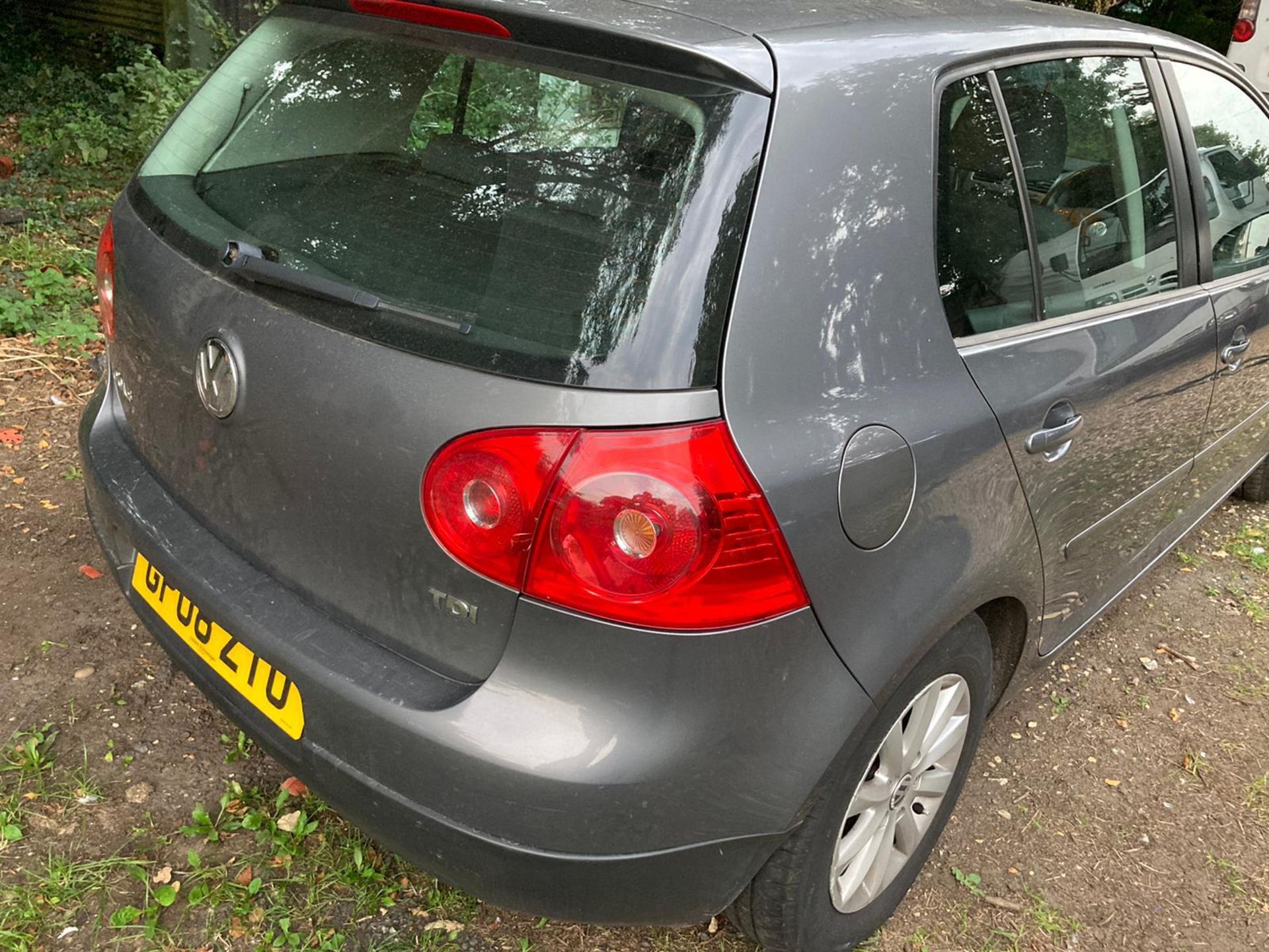 (Reserve Met) Volkswagen Golf 1.9 TDI Match - 2008 08 Reg - Metallic Grey - Alloy Wheels - Bild 4 aus 10