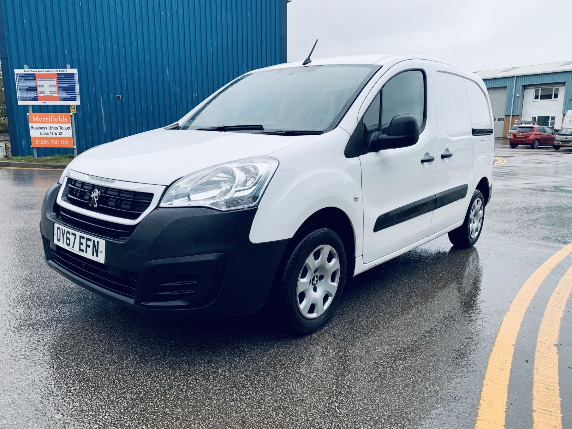 (RESERVE MET) Peugeot Partner 1.6 HDI Professional - 2018 Model - Sat Nav - Air Con - 1 Owner