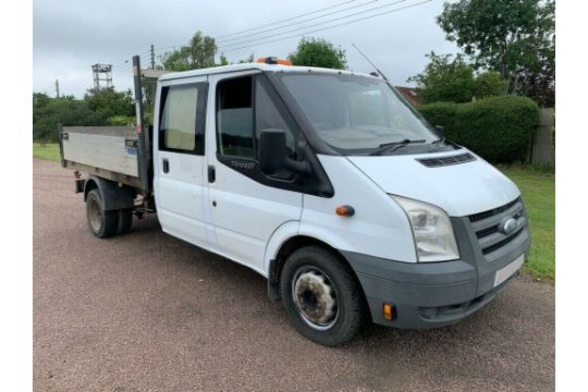 (Reserve Met) Ford Transit T350l 2.4 TDCI Double Cab Tipper (Crew Cab) - 2009 09 Reg -