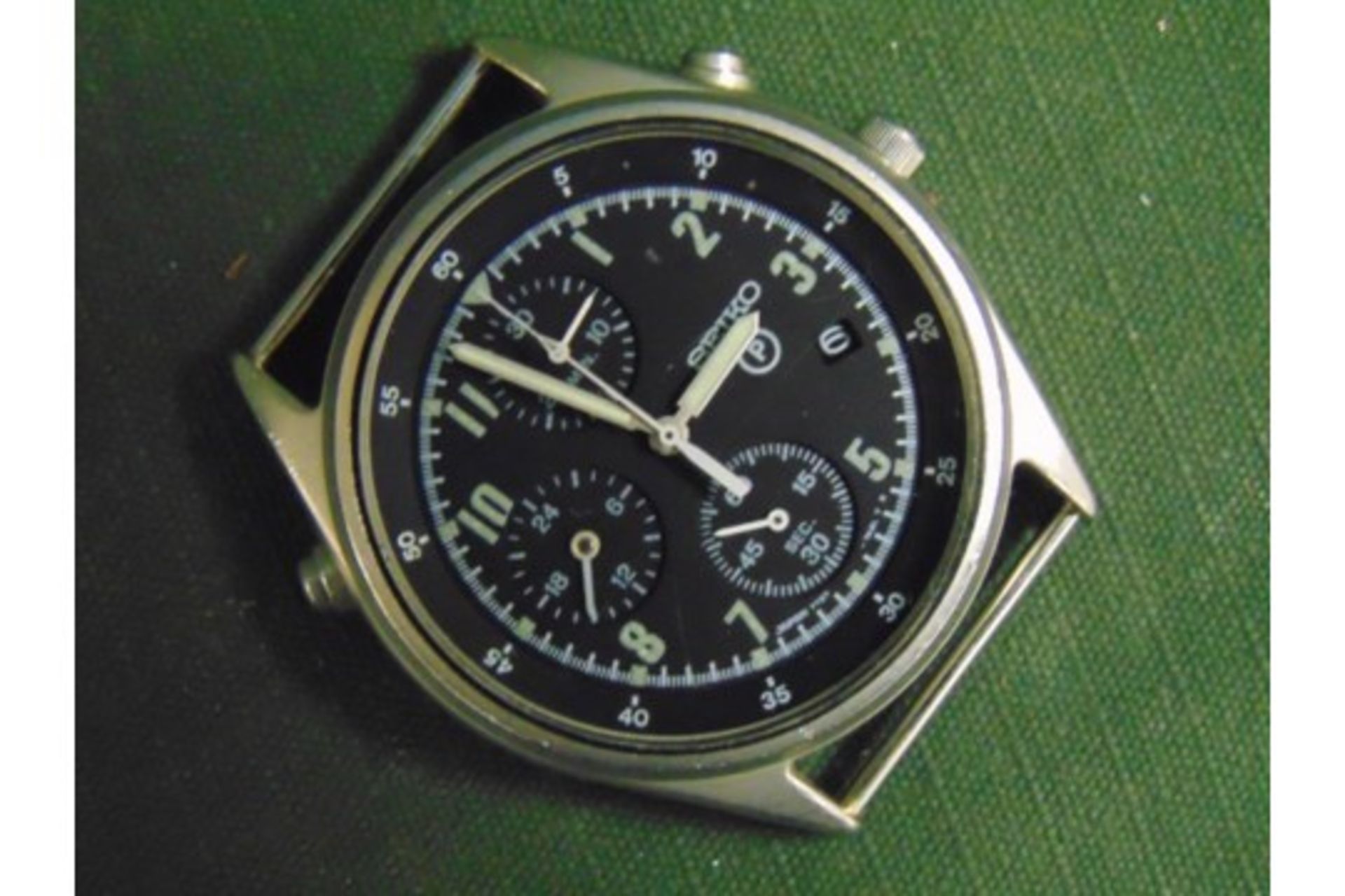 1 x Seiko Pilots Chronograph Generation 2, the part number is NSN6645-998149181. It is dated 1995 - Image 5 of 6