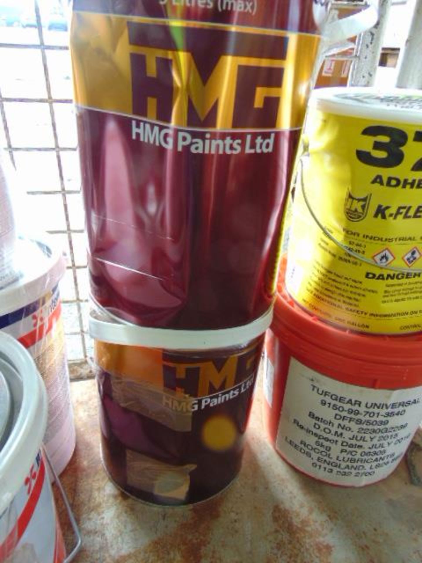 Stillage of Mixed Paint, Adhesives and Lubricants Direct from Reserve Stores - Image 9 of 12