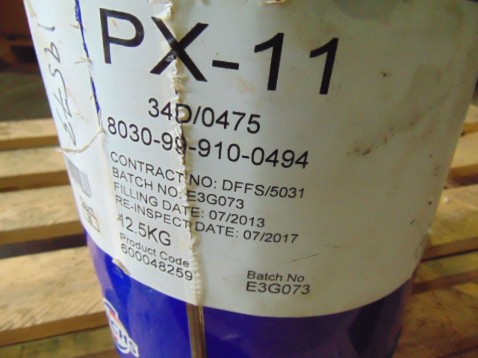 Qty 1 x 12.5Kg PX-11 Corrosion preventative direct from reserve stores - Image 2 of 2