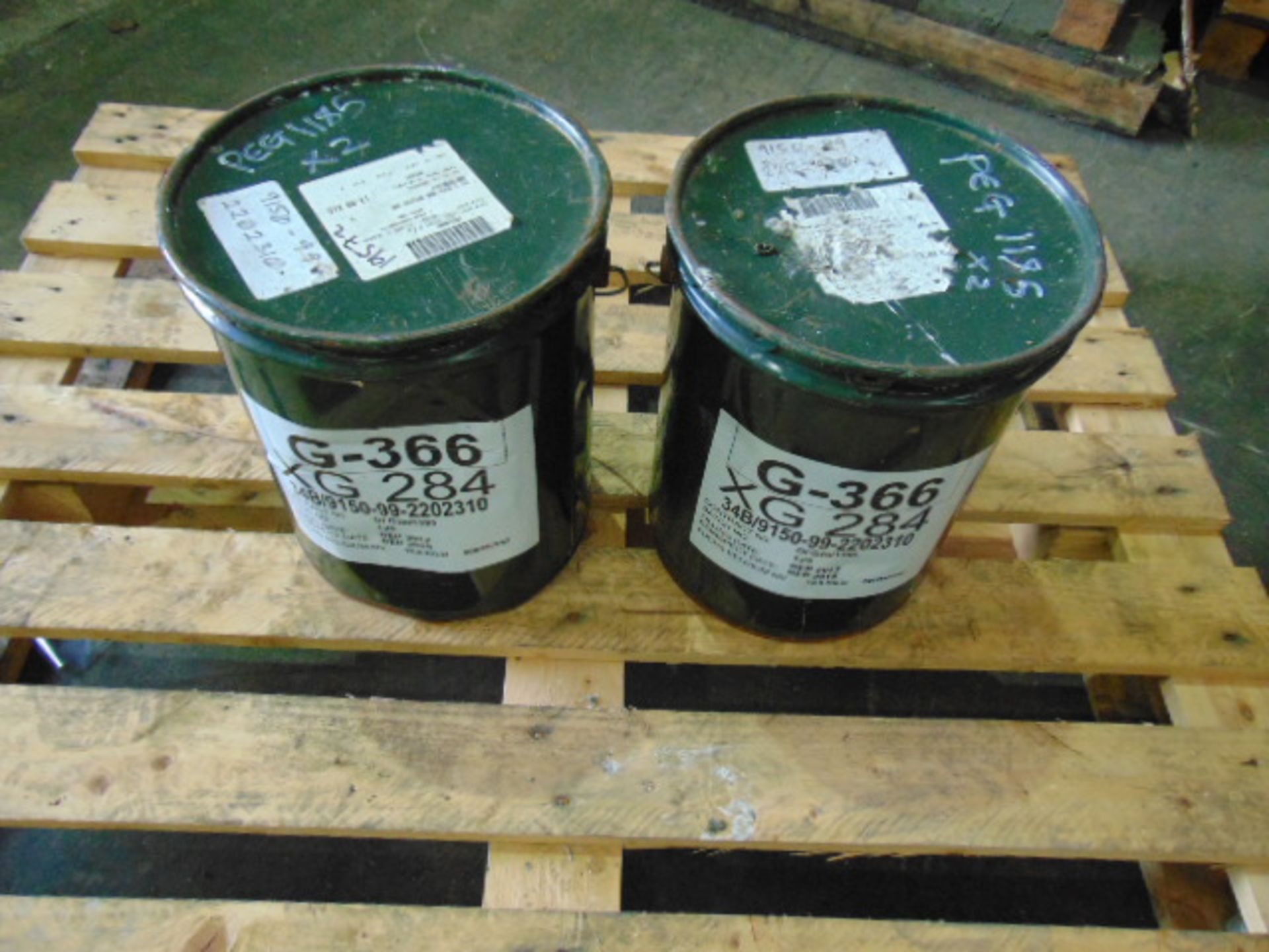 Qty 2 x 12.5Kg G-366/XG-284 Oscillating Bearing Grease direct from reserve stores